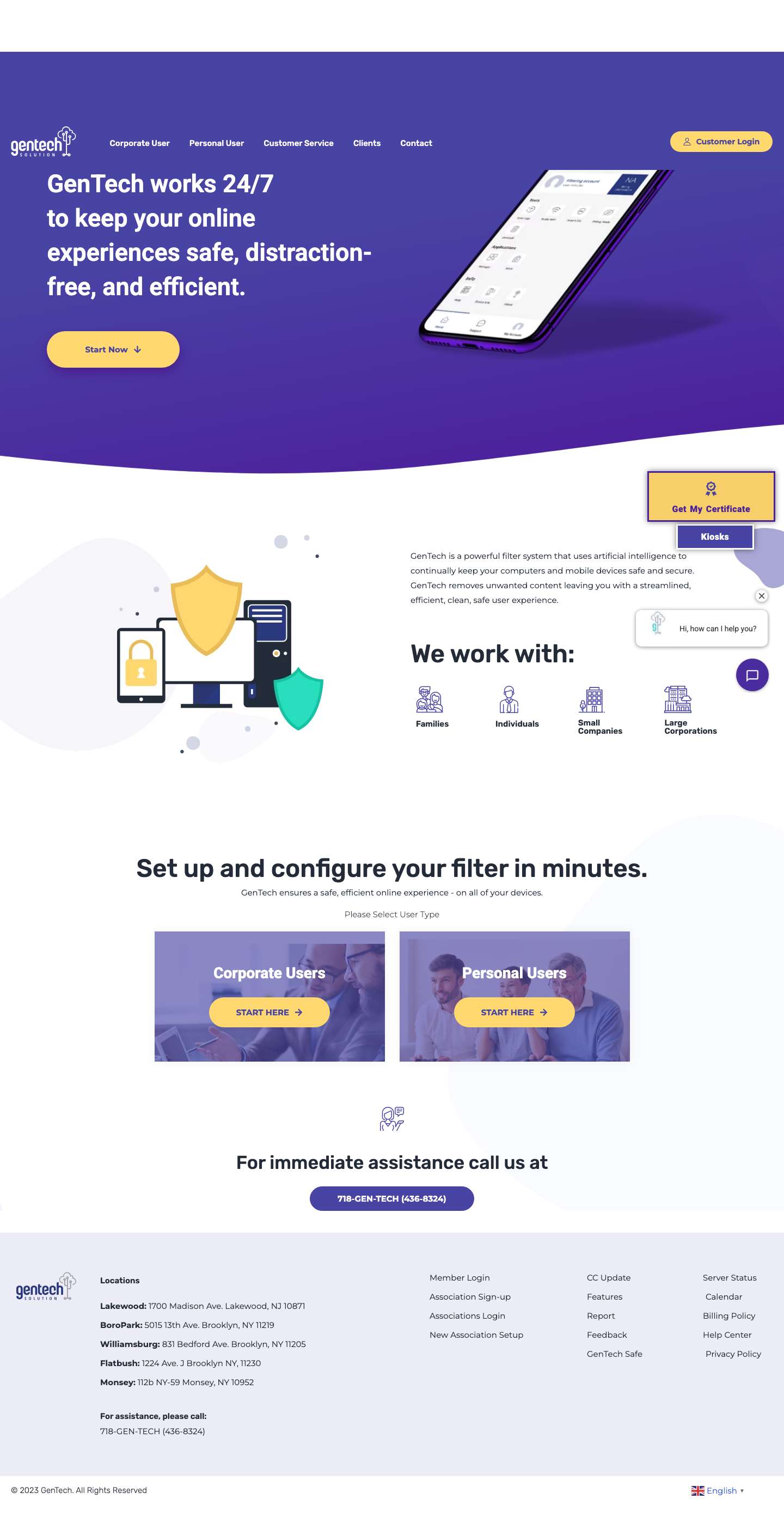 GenTech Solution – The best filtering solution - Full Screenshot