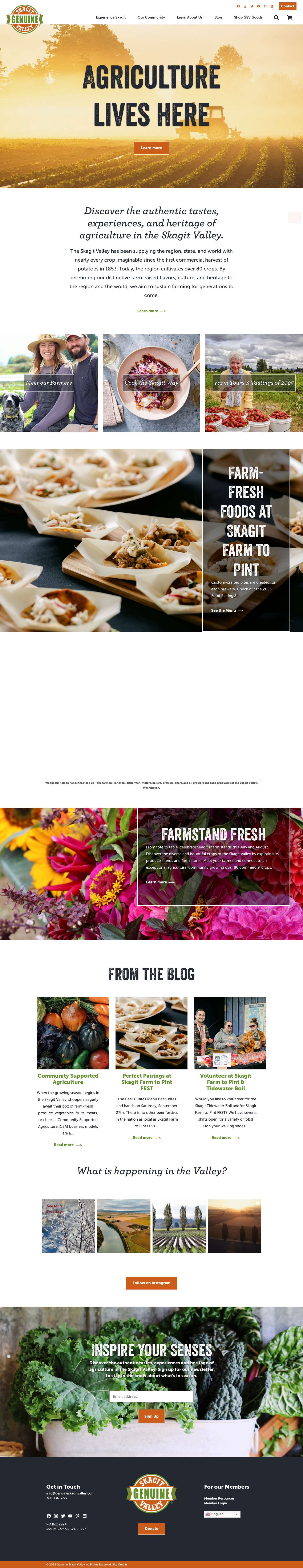 Celebrate the Farms and Foods of the Skagit Valley - Full Screenshot