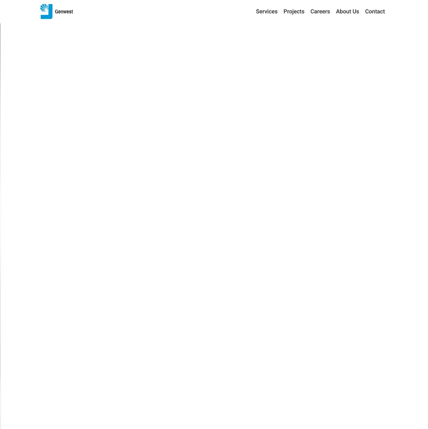 Genwest | The Right Information to The Right People at The Right Time - Full Screenshot