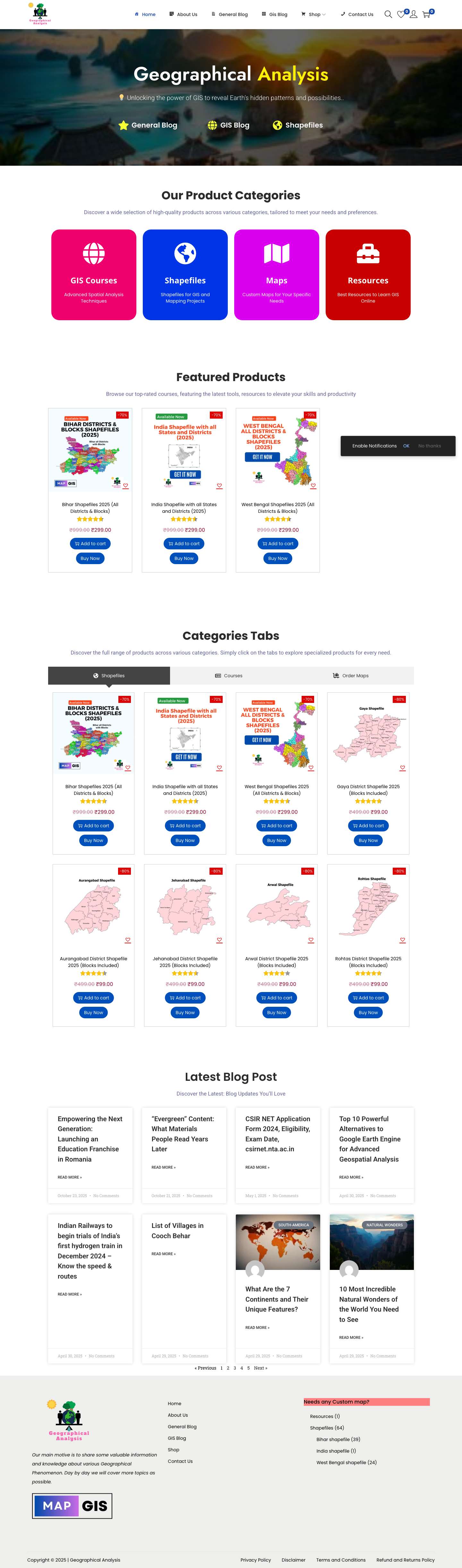 Geographical Analysis - Geographical Analysis - Full Screenshot