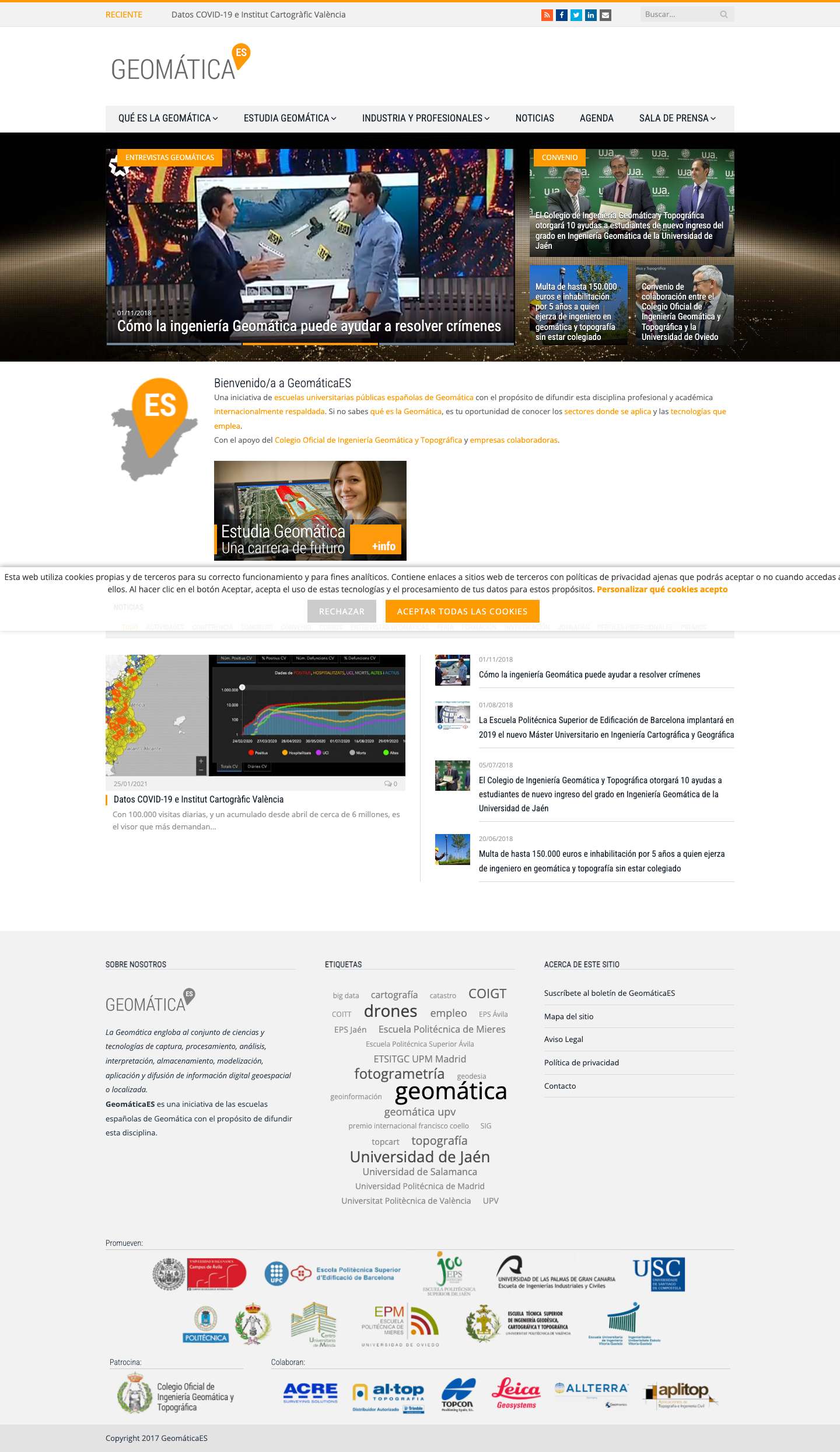 Geomática ES - Una disciplina estratégica con un gran futuro - Full Screenshot