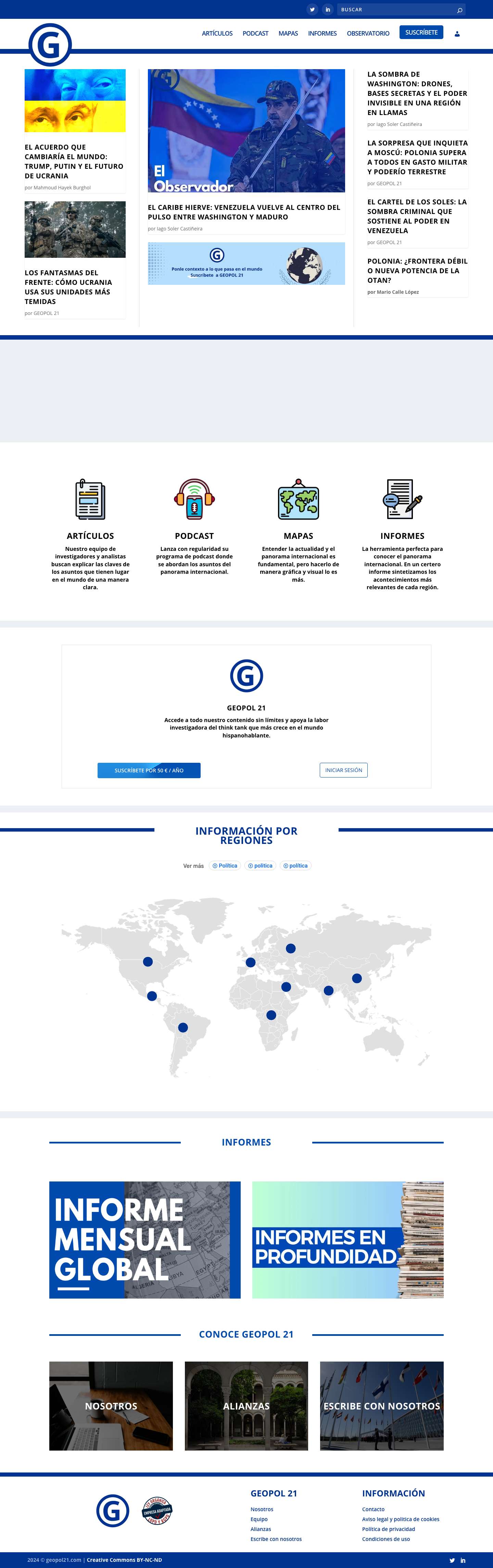 Home - Geopol 21 - Full Screenshot