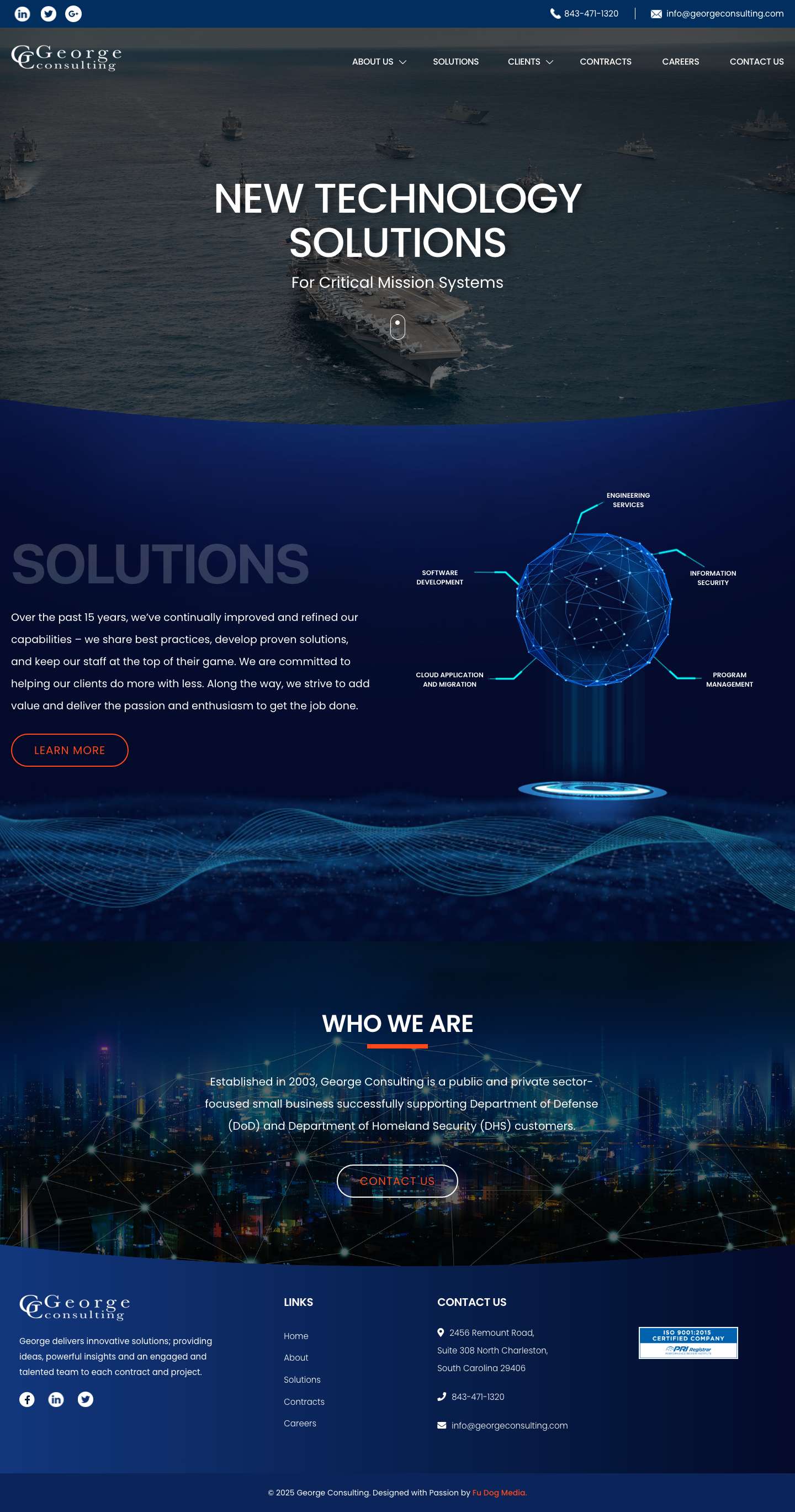 George Consulting - Full Screenshot