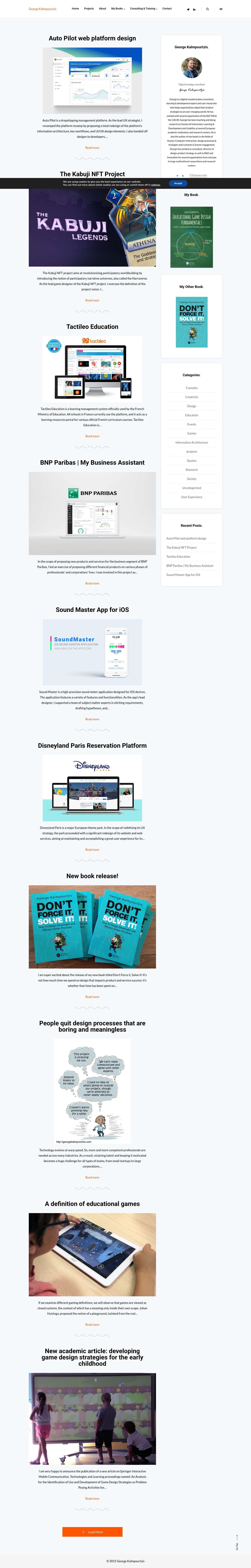 George Kalmpourtzis - George Kalmpourtzis - Human-AI Interaction, Learning & Development and UX - Full Screenshot