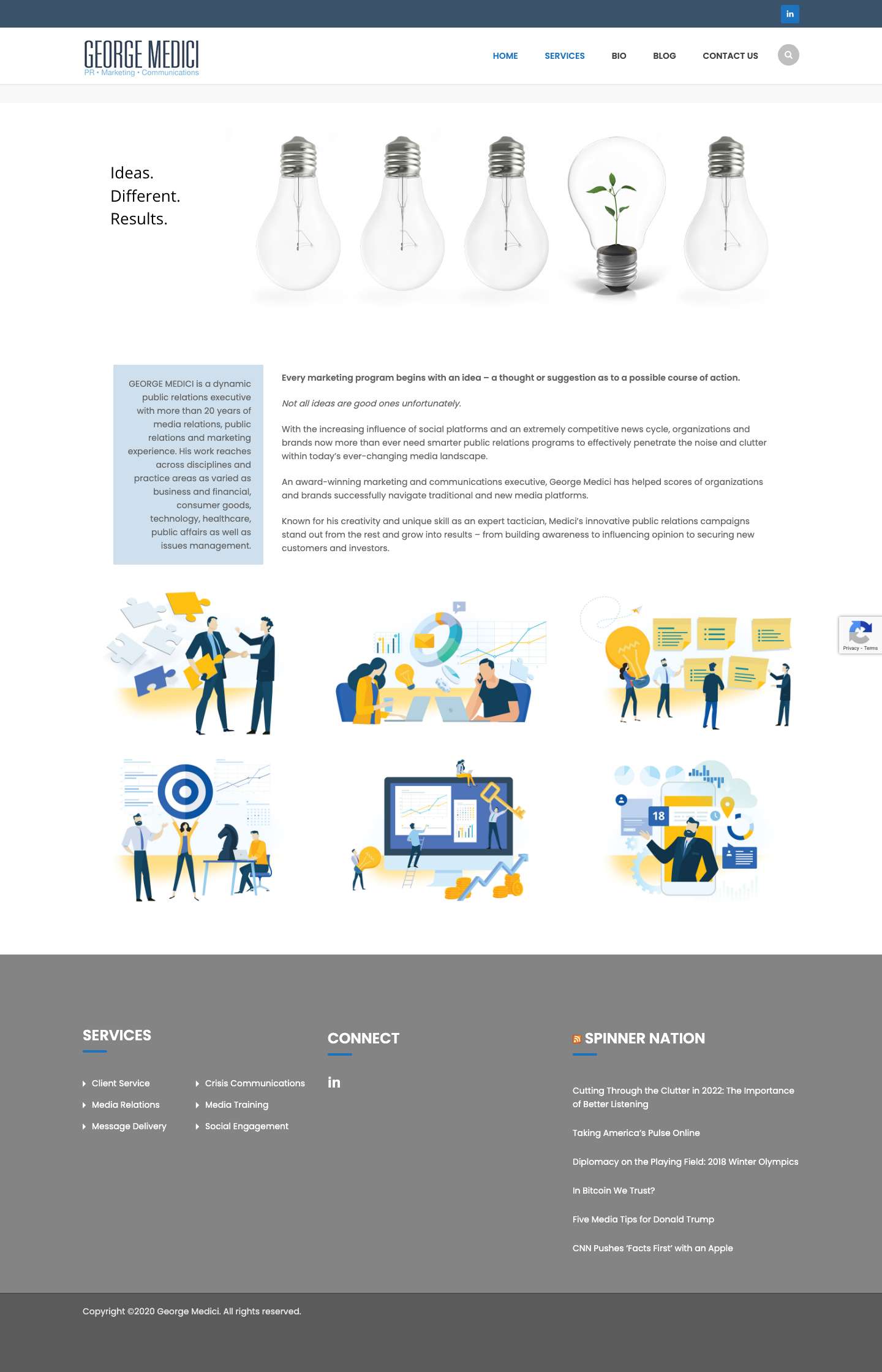 Home - George Medici - Full Screenshot