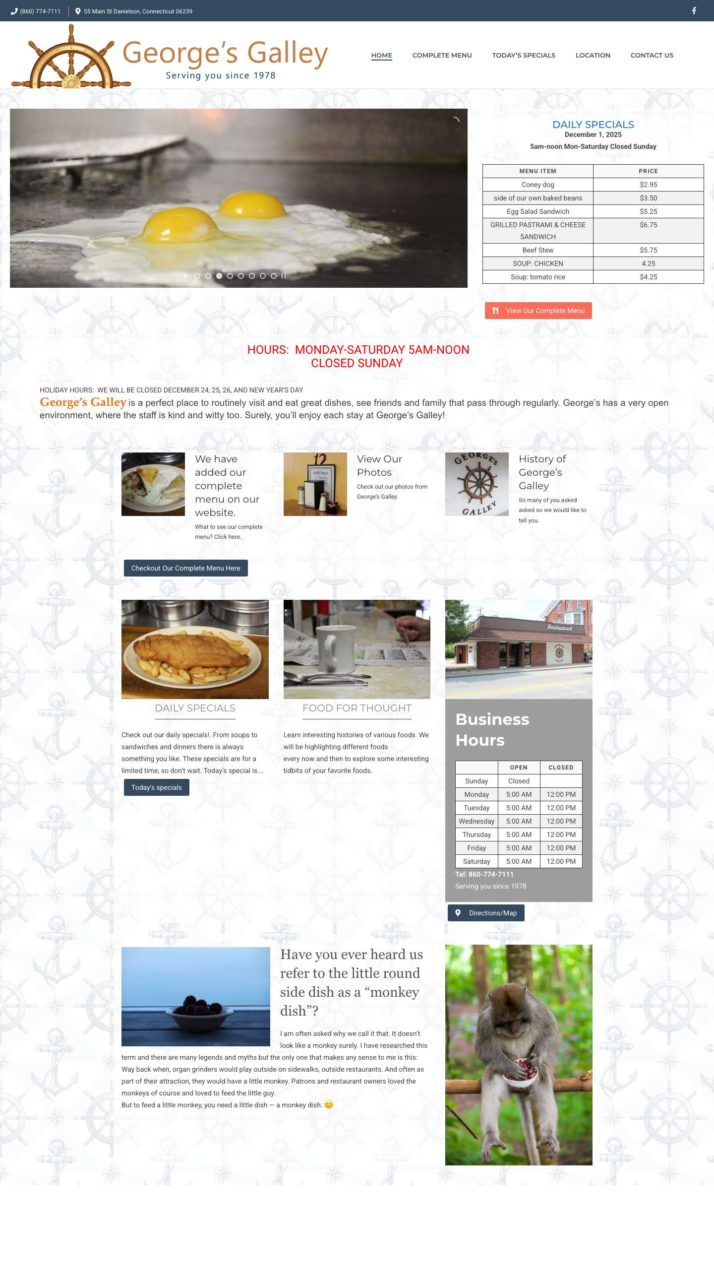 George's Galley - Full Screenshot