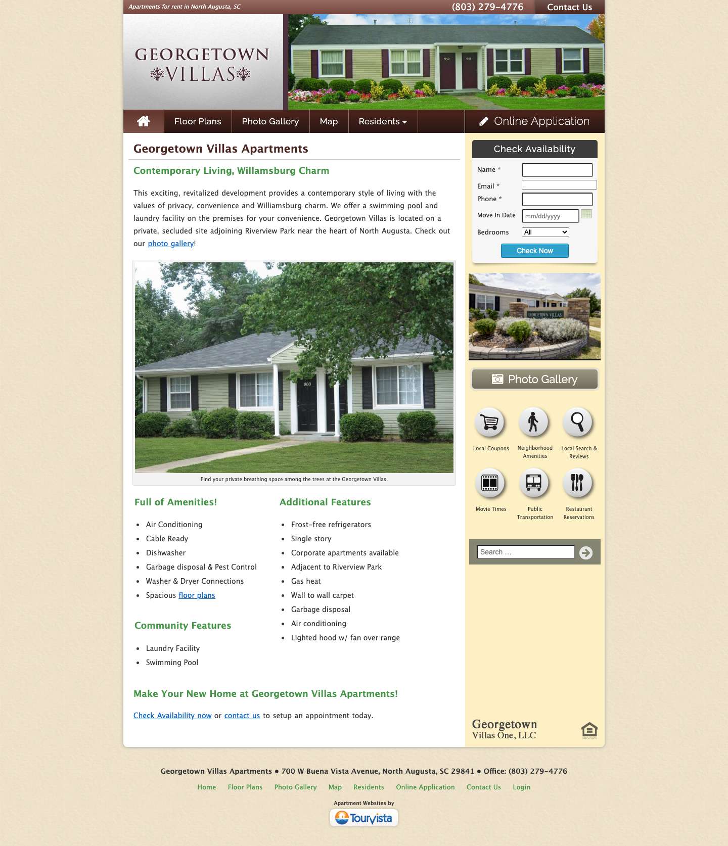 Georgetown Villas Apartments - in N. Augusta, SC (Official Site) - Full Screenshot