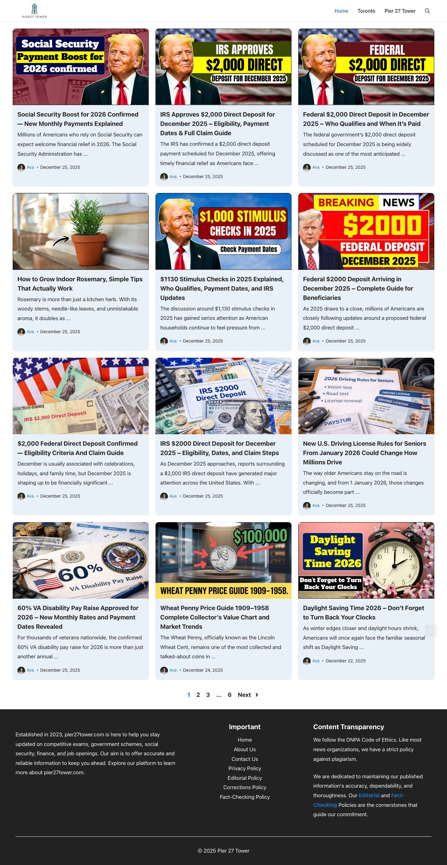 Pier 27 Tower - Architectural design captures the spirit of lakefront living - Full Screenshot