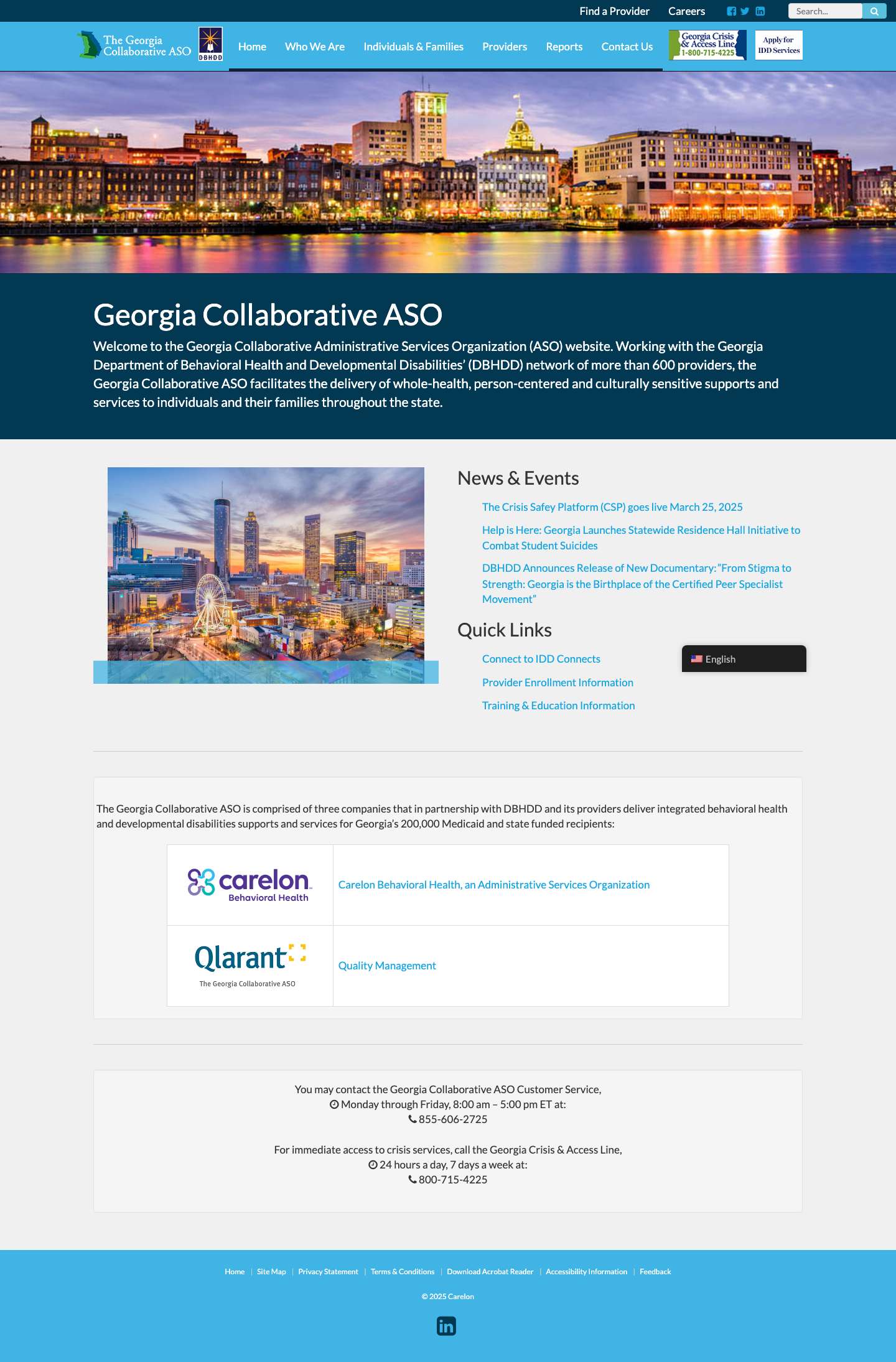 Georgia Collaborative - Full Screenshot