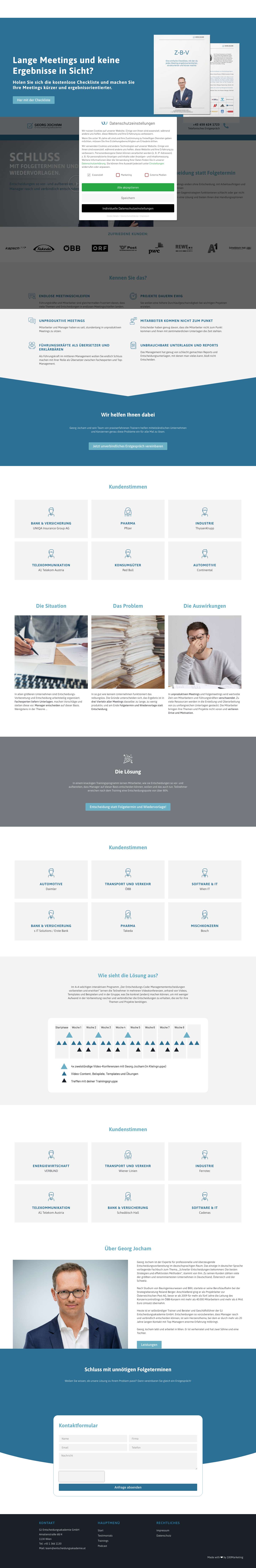 Georg Jocham – Entscheidungsakademie - Full Screenshot