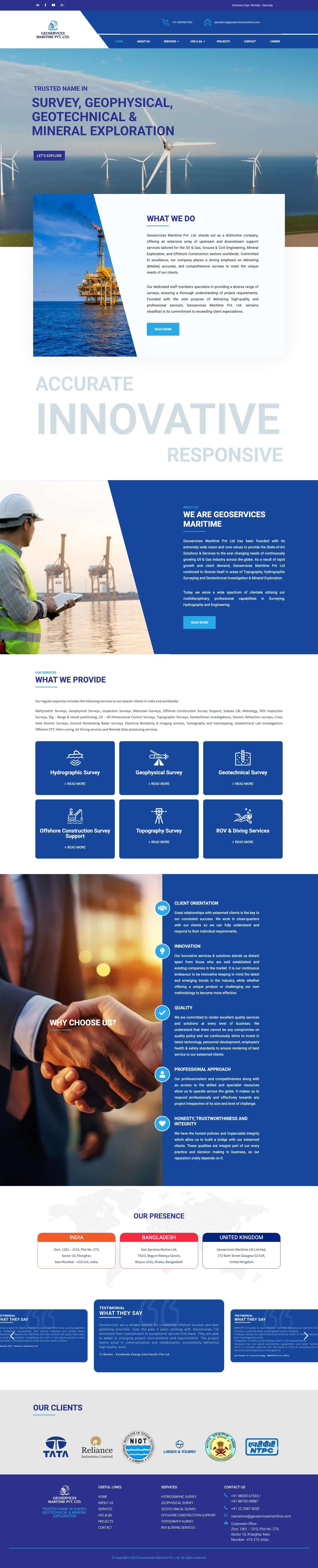 Geoservices - Full Screenshot