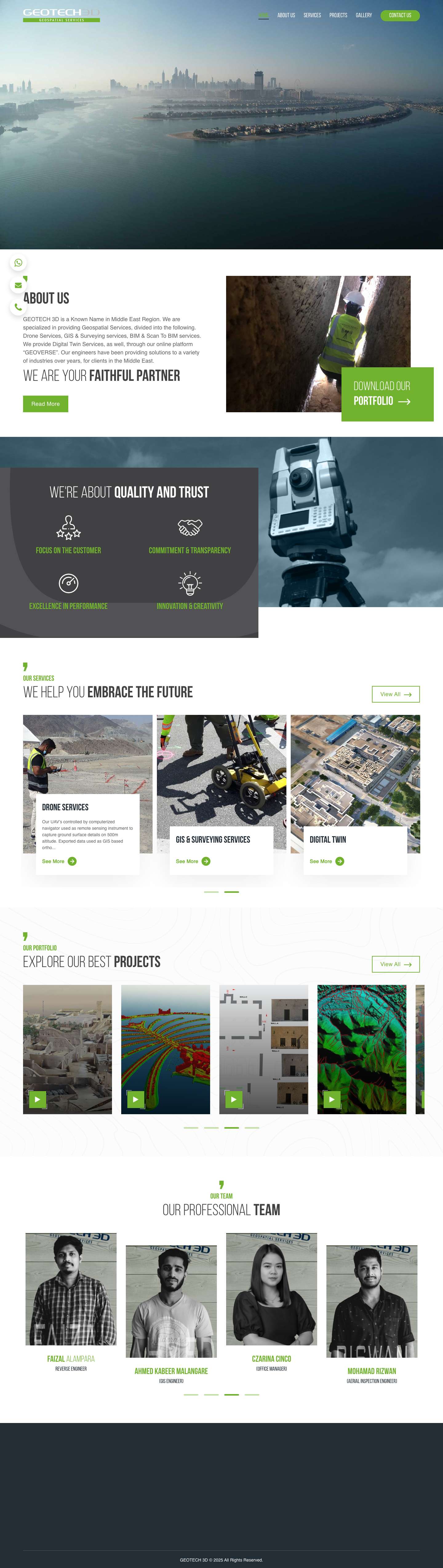 Home | GEOTECH 3D - Full Screenshot