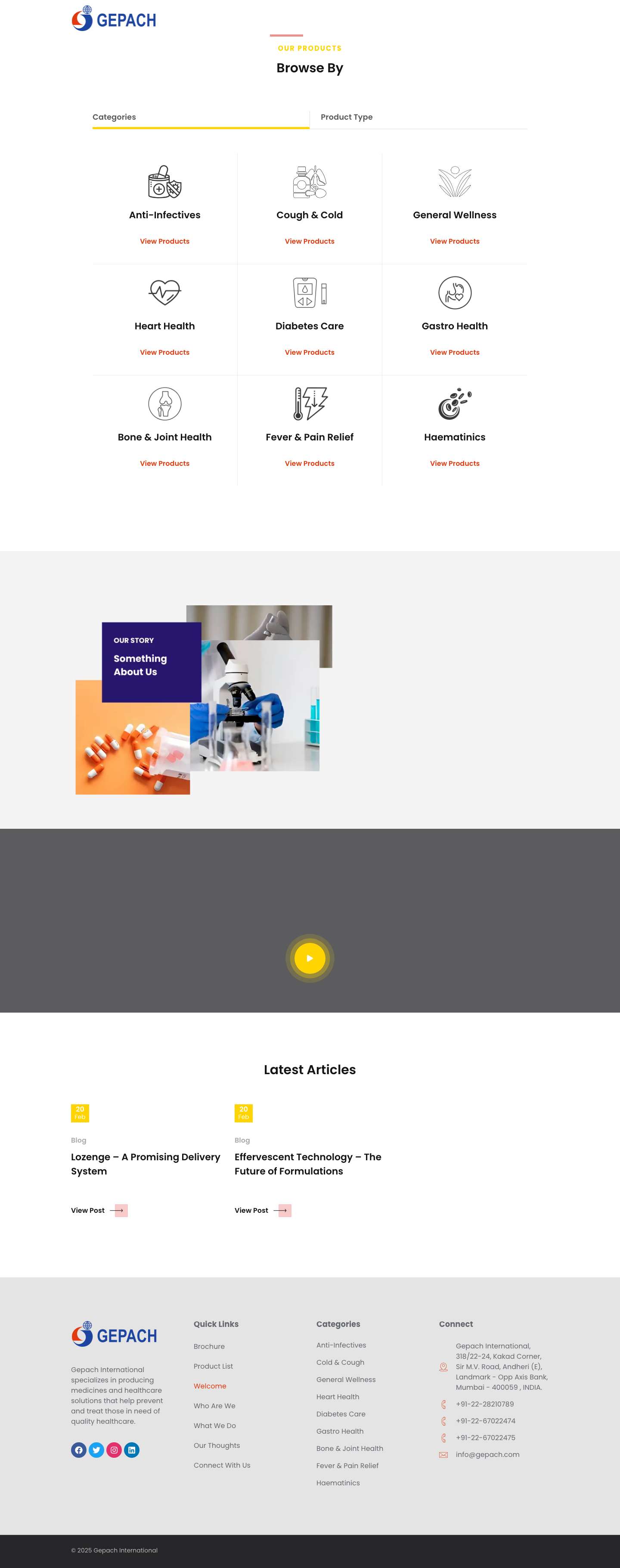 Home - Gepach - Full Screenshot