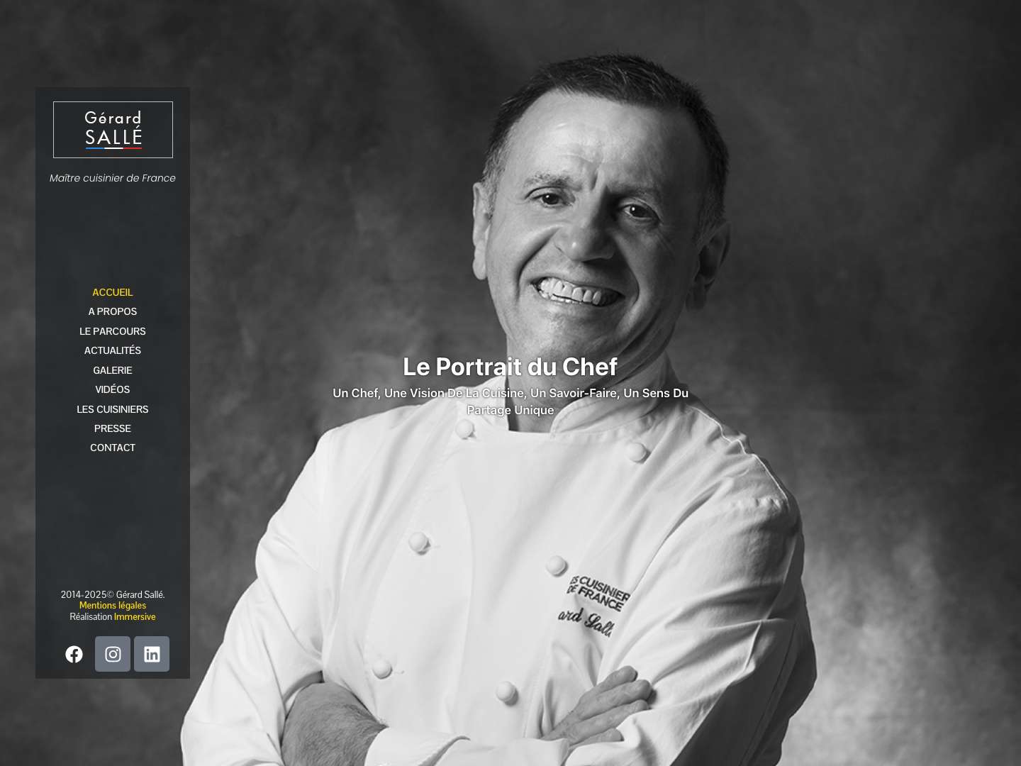 Accueil | Gérard Sallé - Full Screenshot