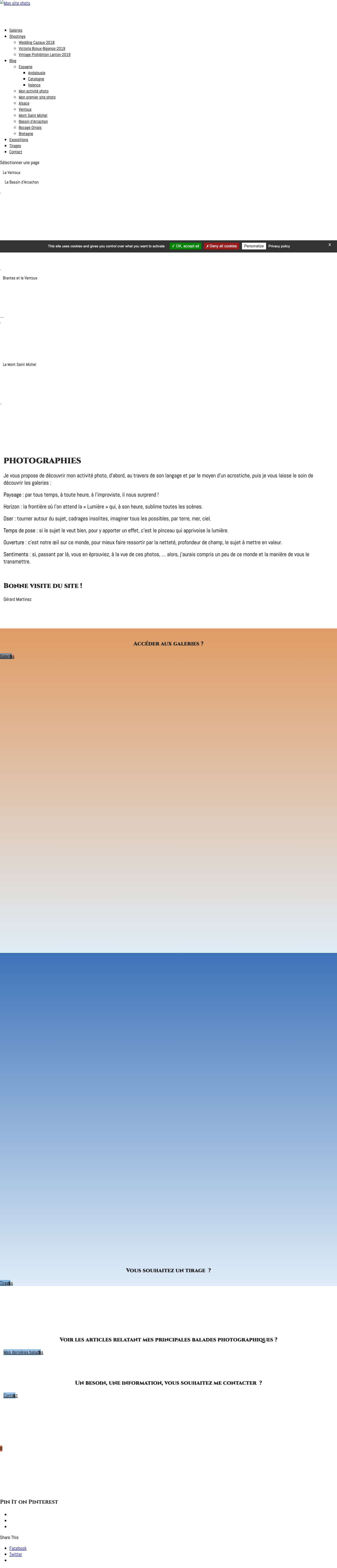 Accueil - Gérard Martinez - Full Screenshot