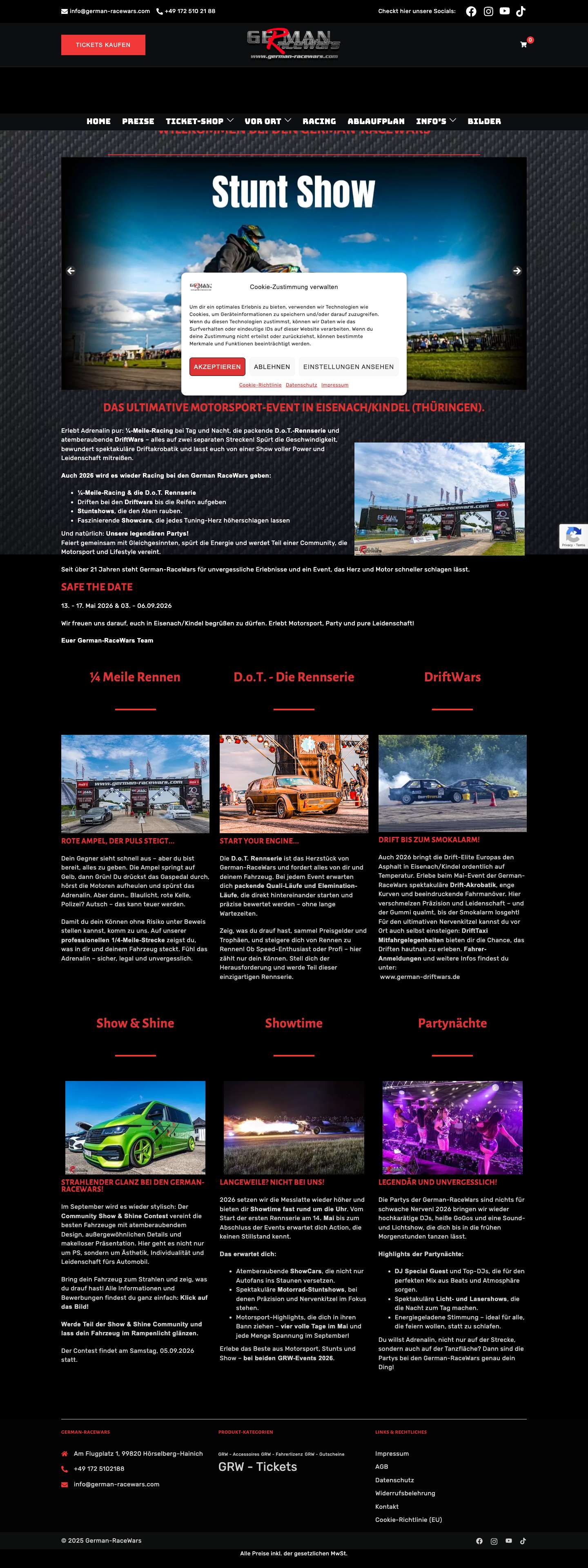 German-RaceWars – …Home of Racing, Action & Fun - Full Screenshot