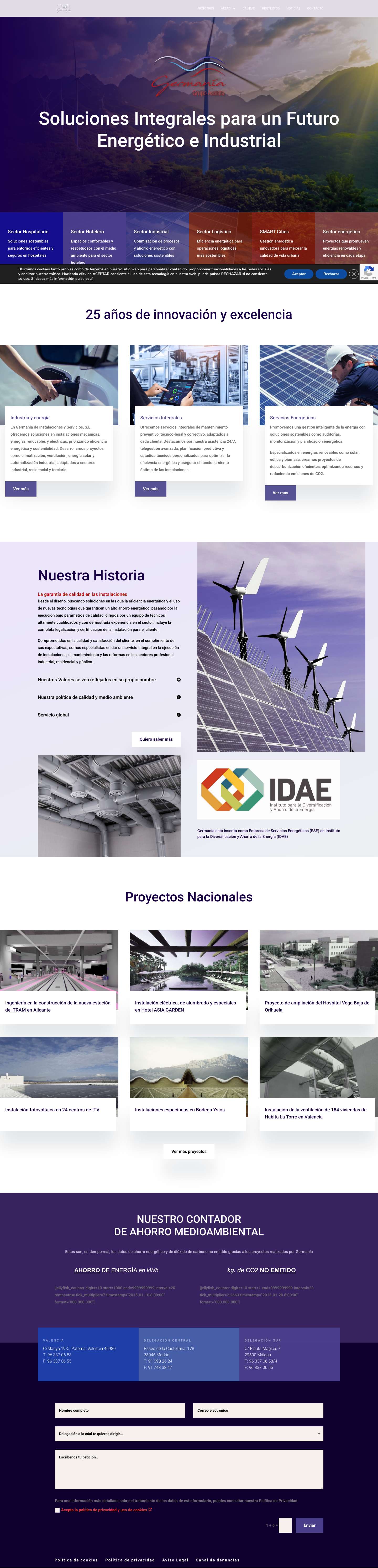 Germanía Instalaciones y Servicios - Full Screenshot