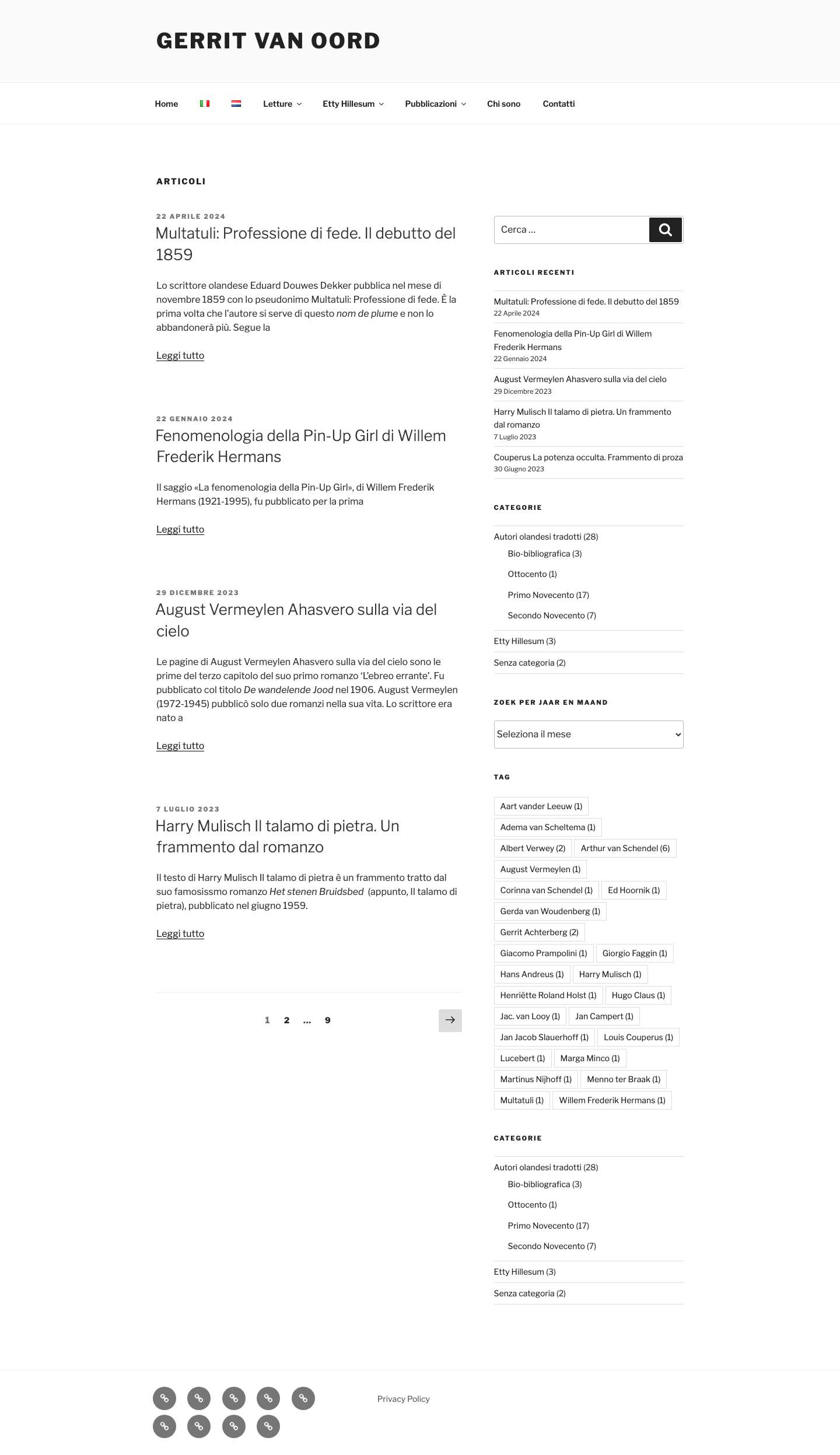 Gerrit Van Oord - - Full Screenshot