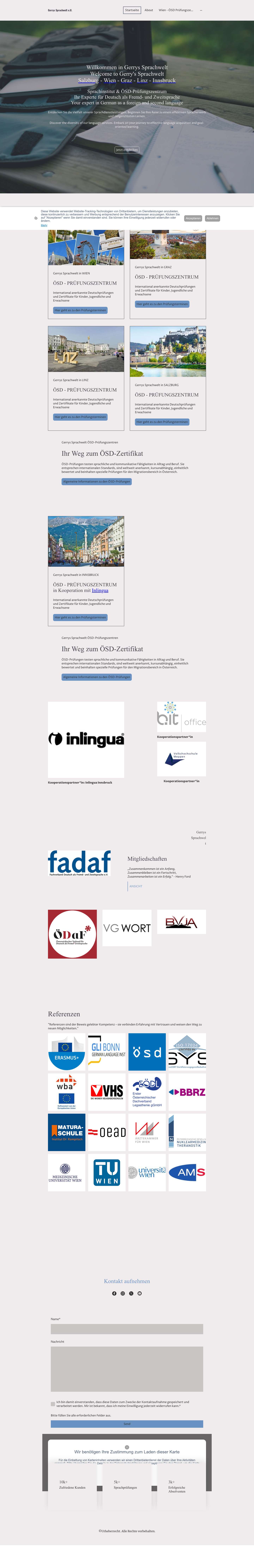 Startseite - Full Screenshot