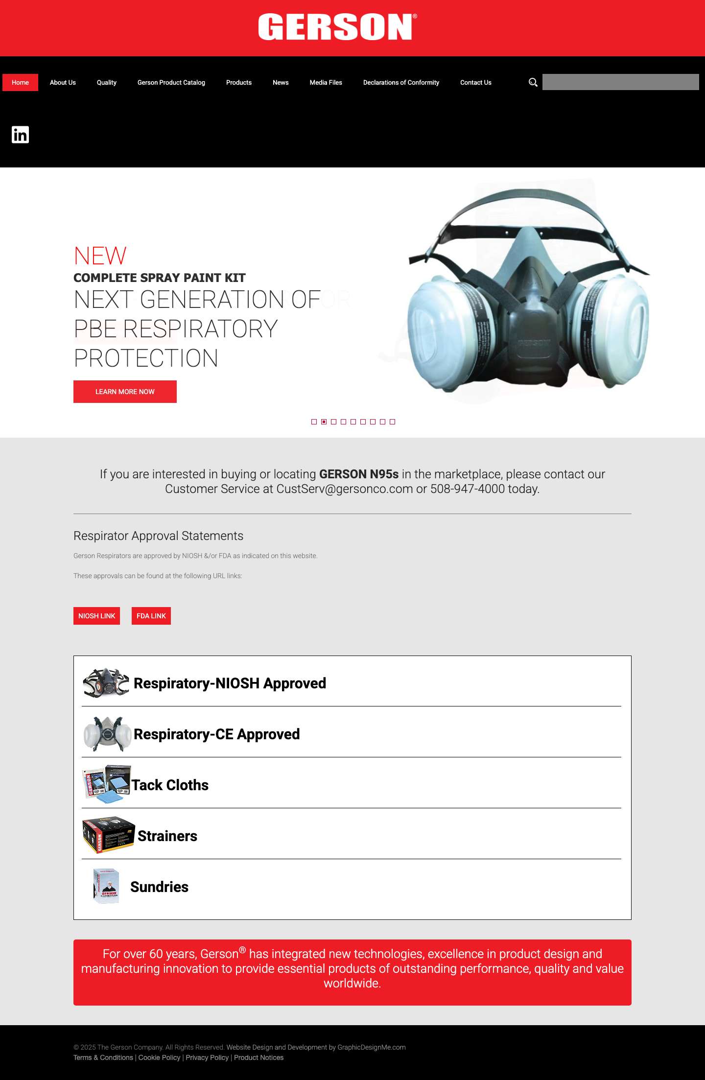 Homepage - Gerson - Full Screenshot