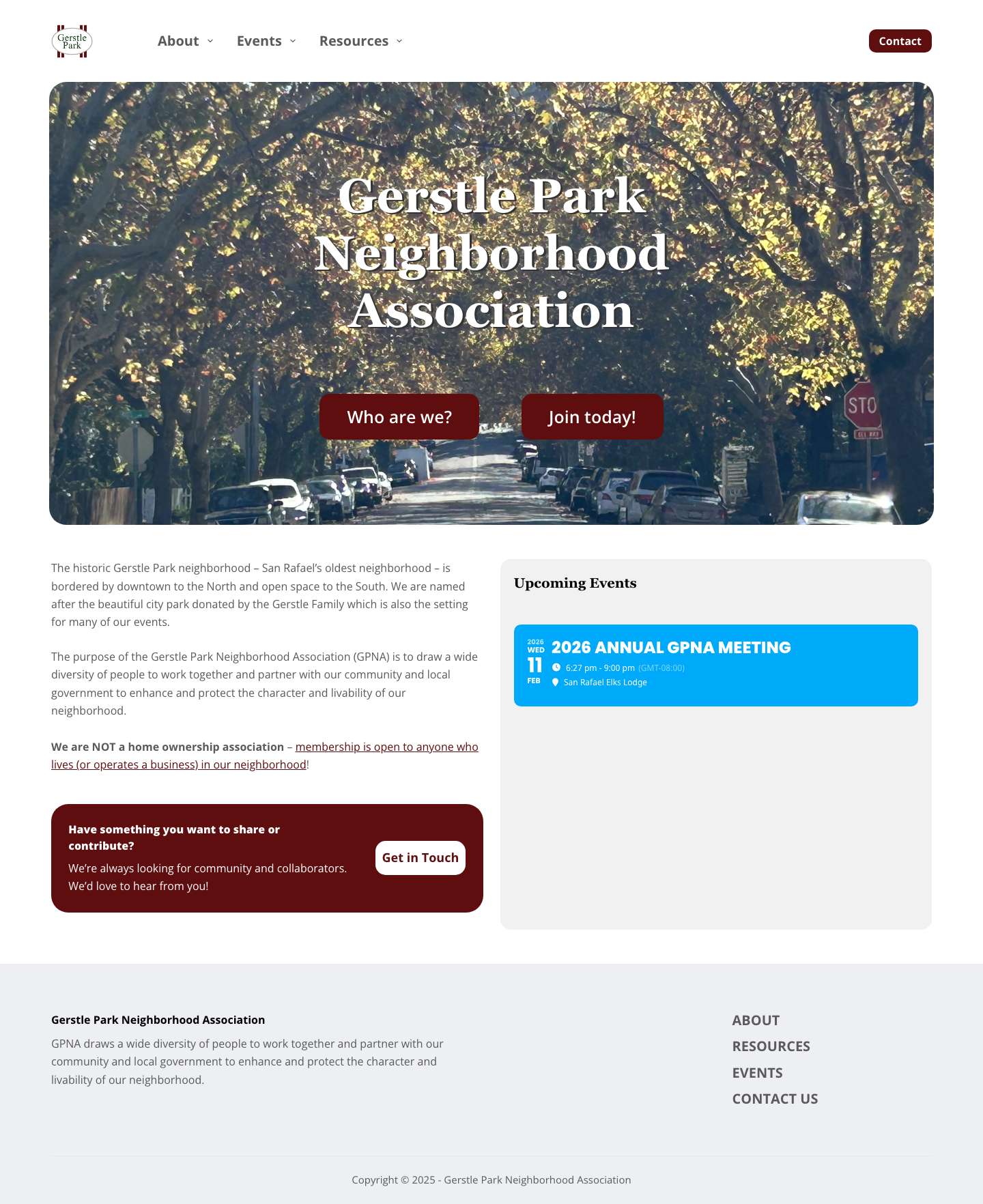 Home - GPNA - Full Screenshot