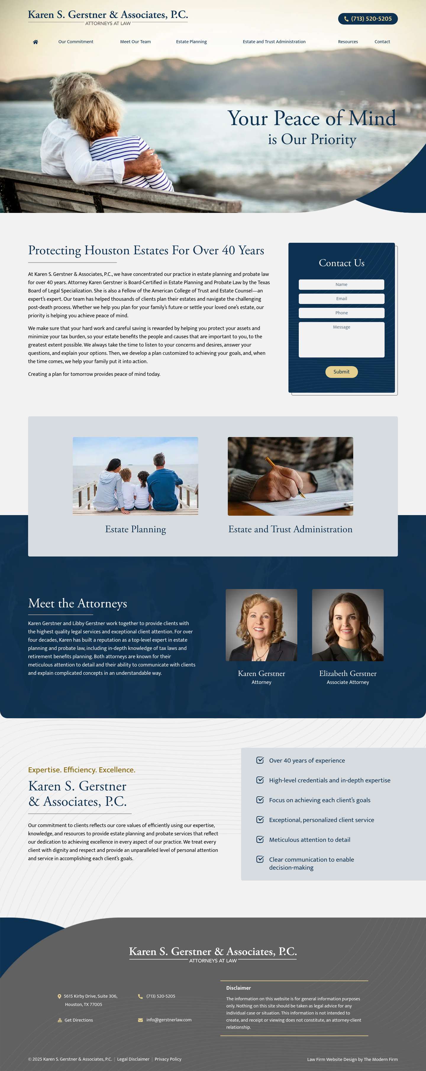 Karen S. Gerstner & Associates, P.C. - Full Screenshot