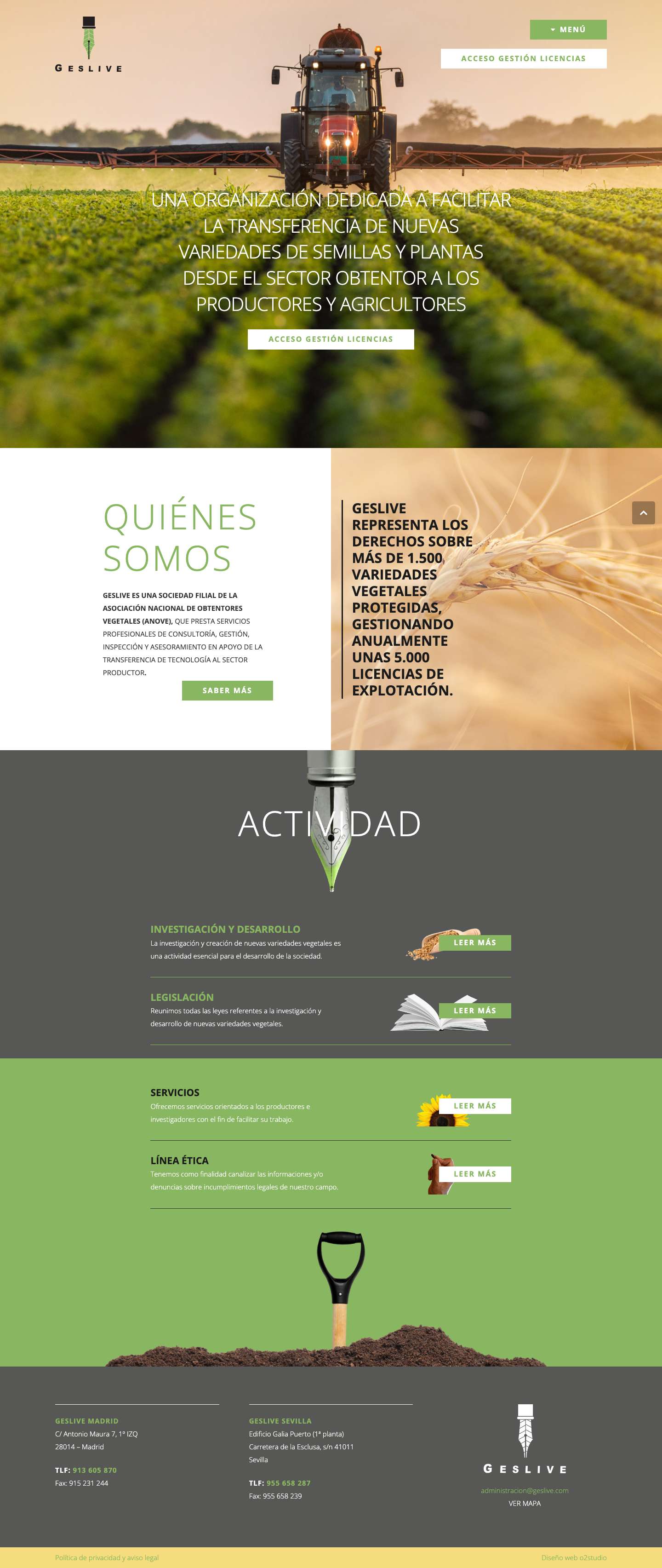 Geslive - Full Screenshot