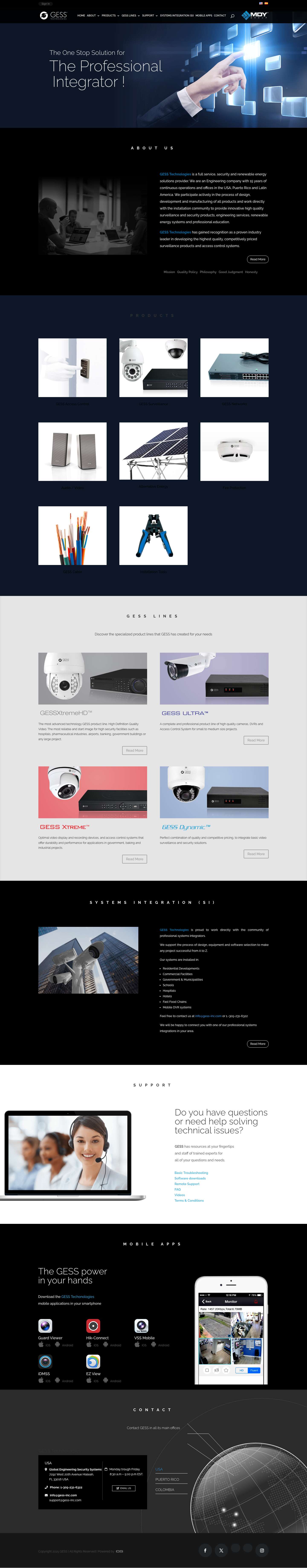 GESS Technologies | - Full Screenshot