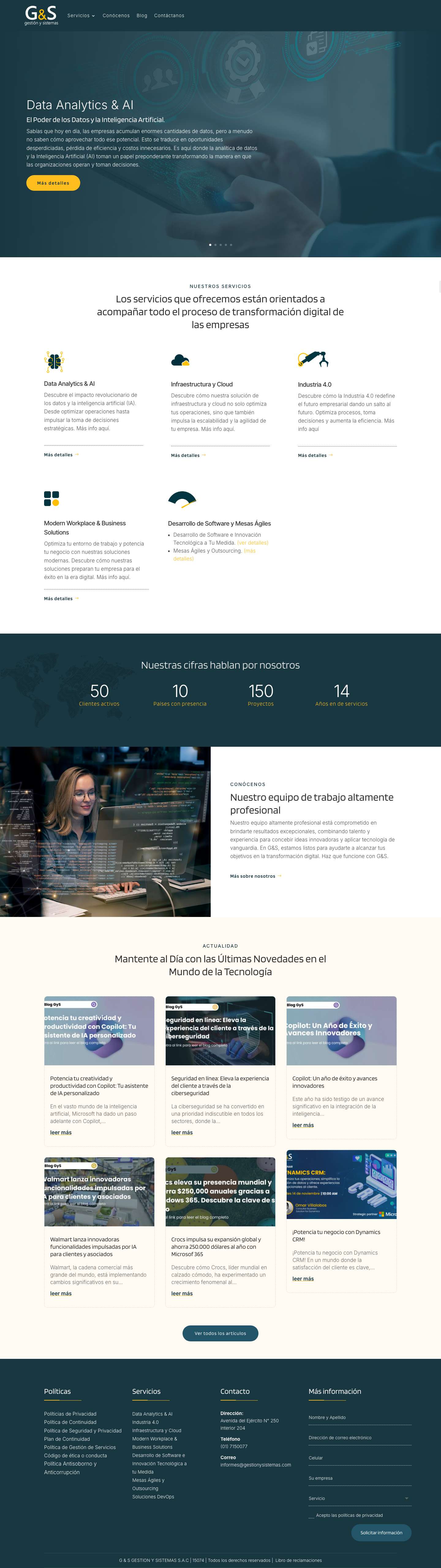Gestión y Sistemas: Convierte desafíos en soluciones digitales - Full Screenshot