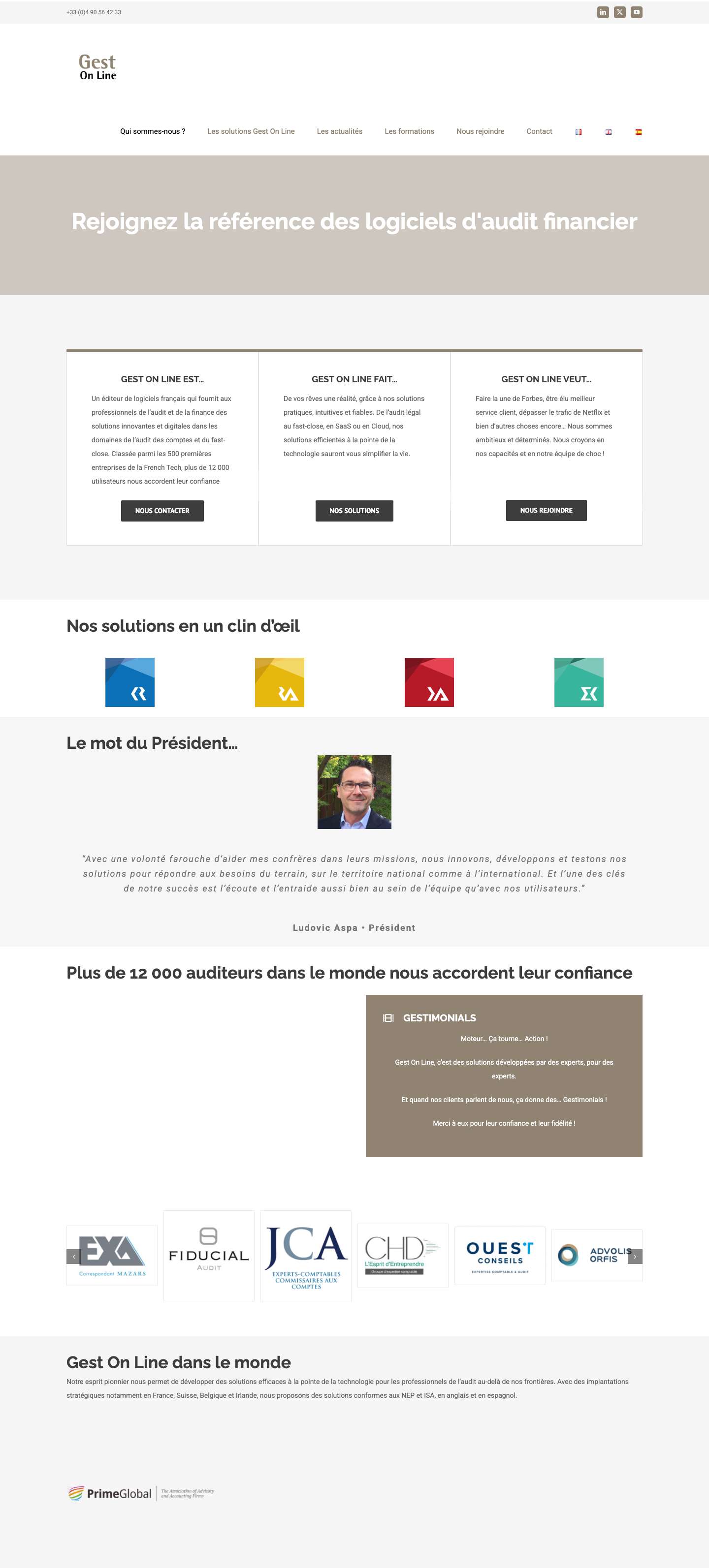 Gest On Line - Full Screenshot