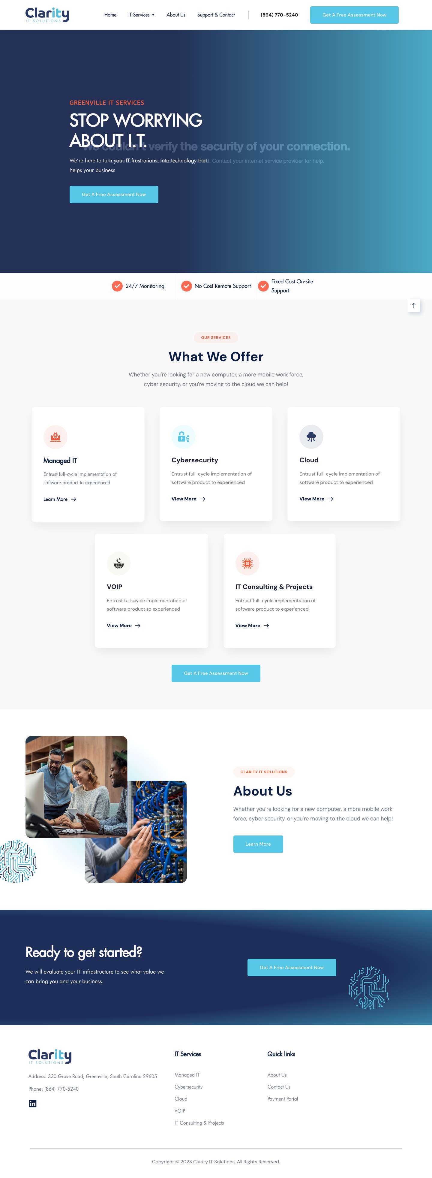 Clarity IT Solutions – IT Consulting - Full Screenshot