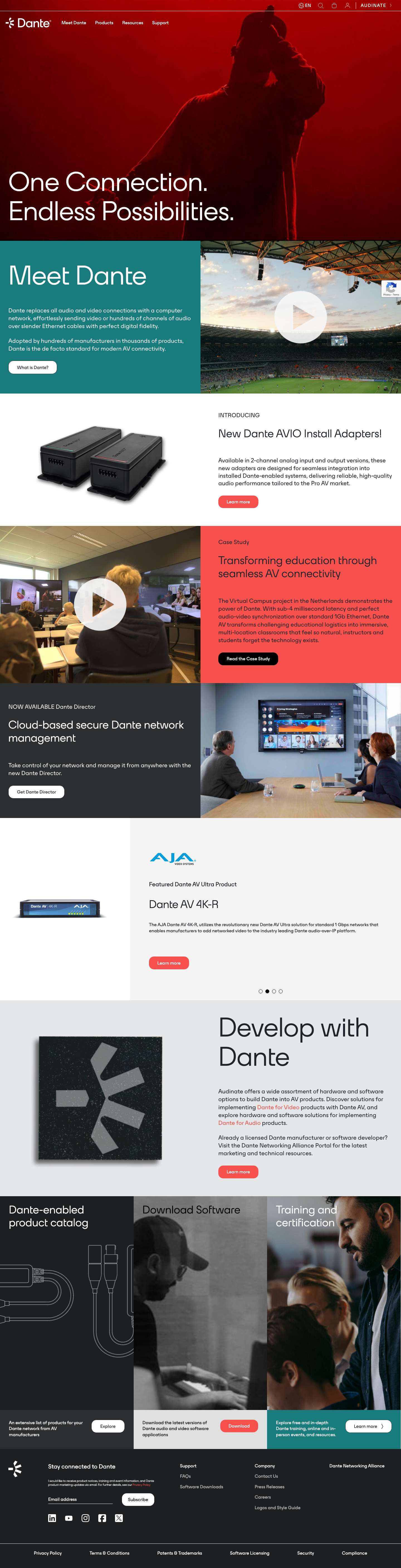 Dante - One Connection. Endless Possibilities. - Full Screenshot