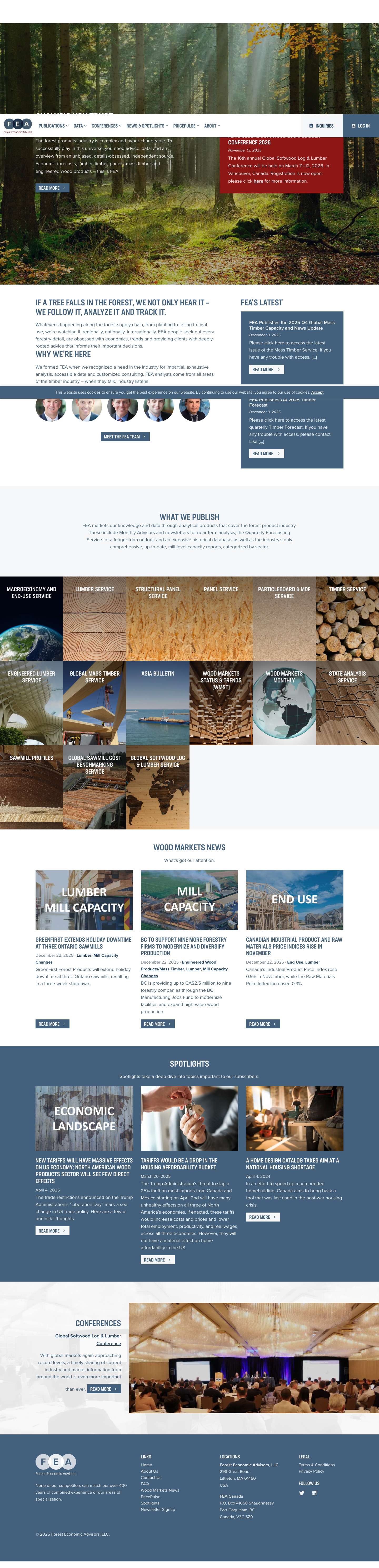 Analysis you trust, Insights you can use - Forest Economic Advisors, LLC - Full Screenshot