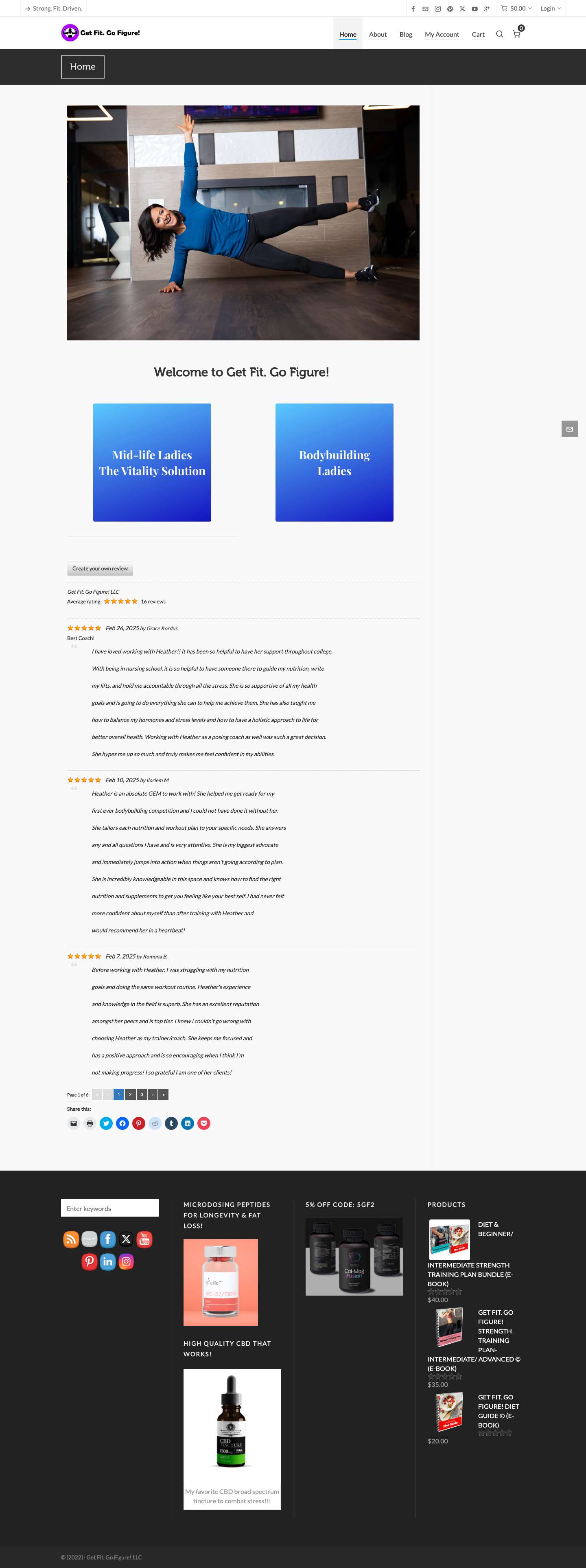 Home | Get Fit. Go Figure! - Full Screenshot