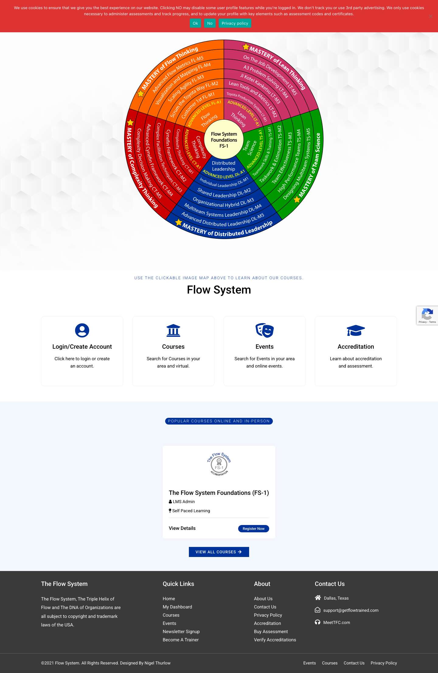 Home – The Flow System - Full Screenshot