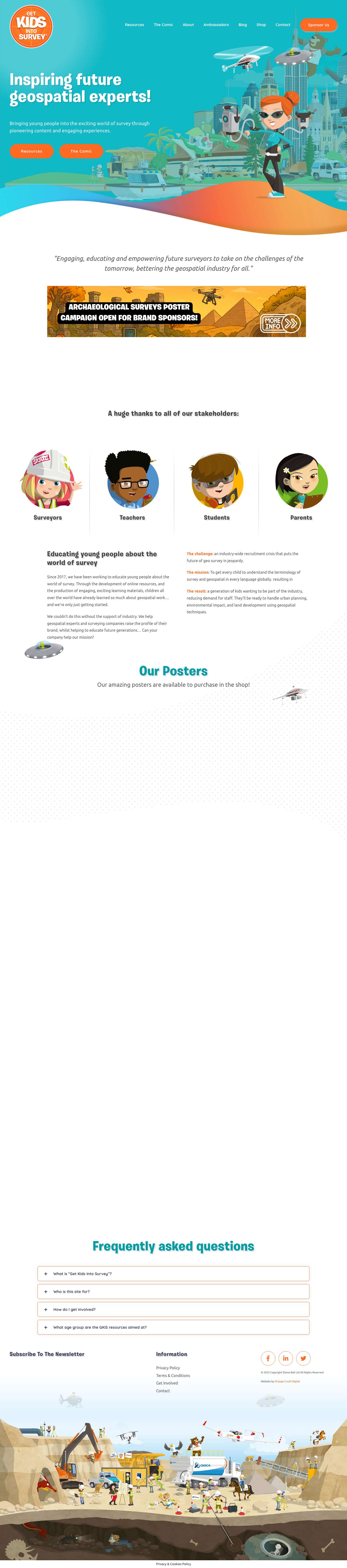 Get Kids Into Survey - Inspiring future geospatial experts! - Full Screenshot