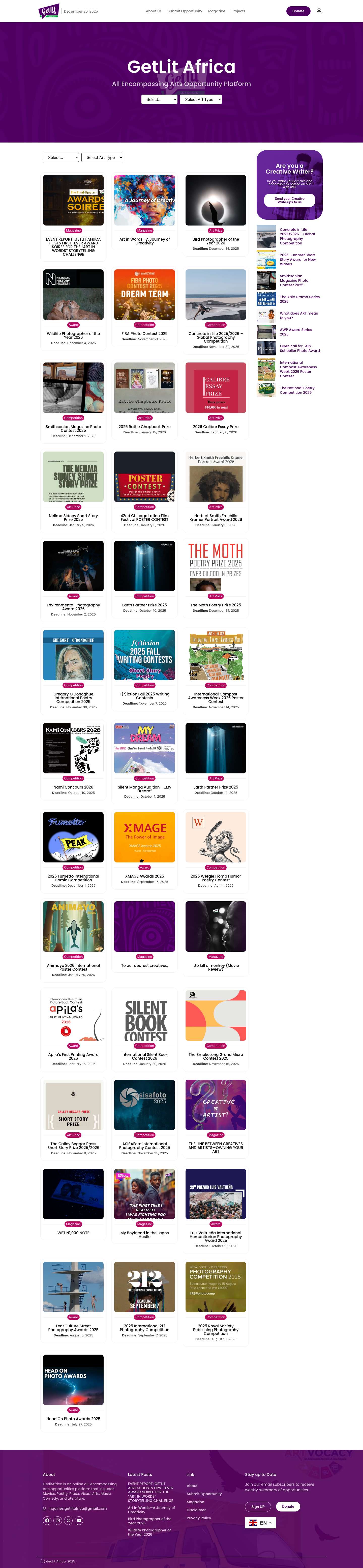 Home - Getlit Africa - Full Screenshot