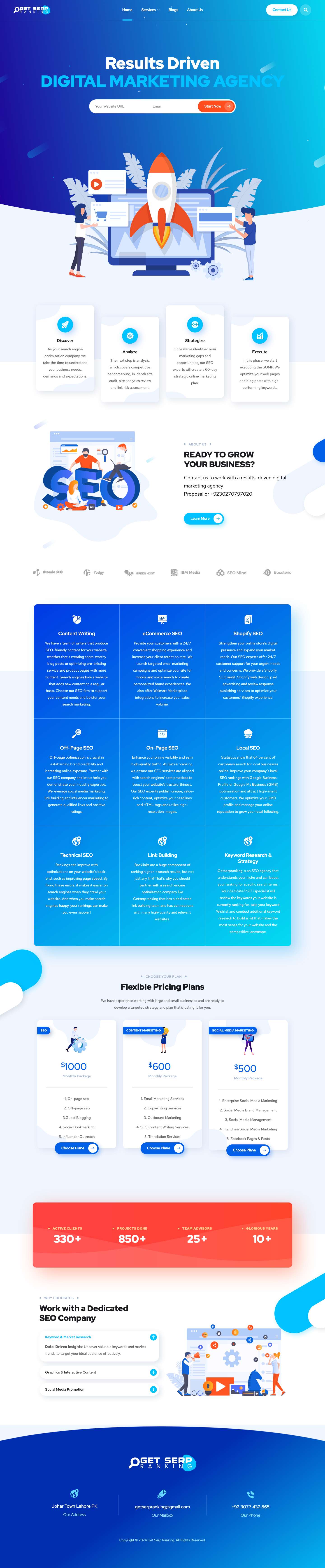 GET SERP RANKING - Full Screenshot