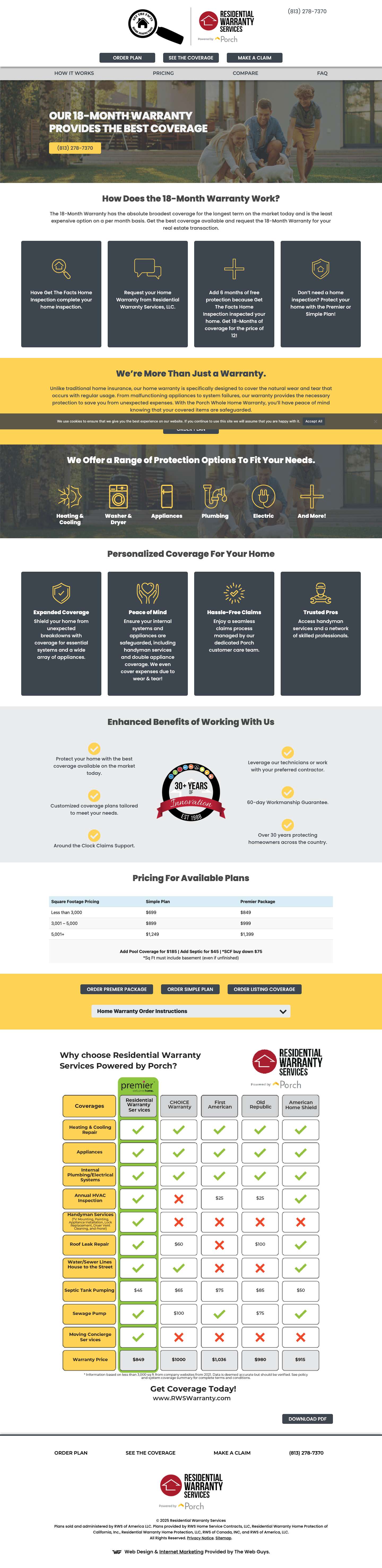 Home - Get The Facts Home Inspection - Full Screenshot