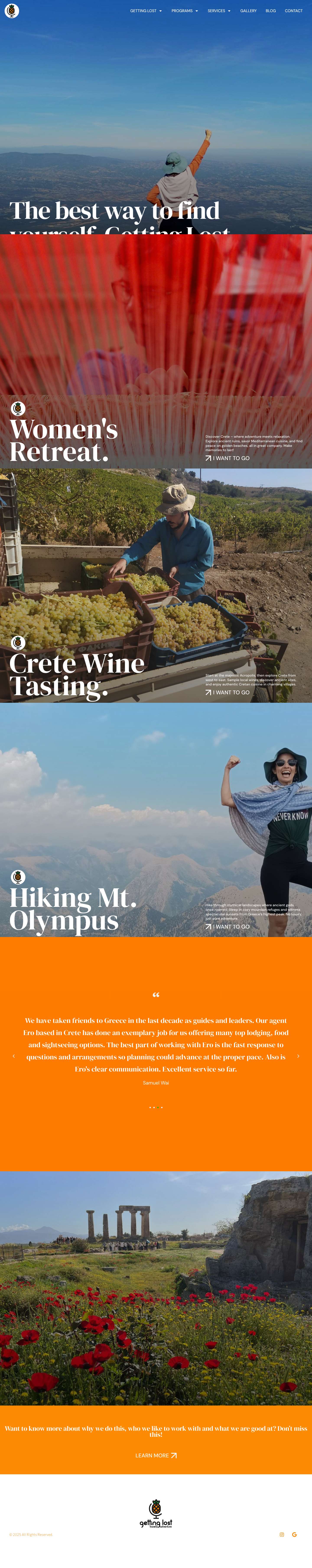 Getting Lost Travel – The best way to find yourself - Full Screenshot