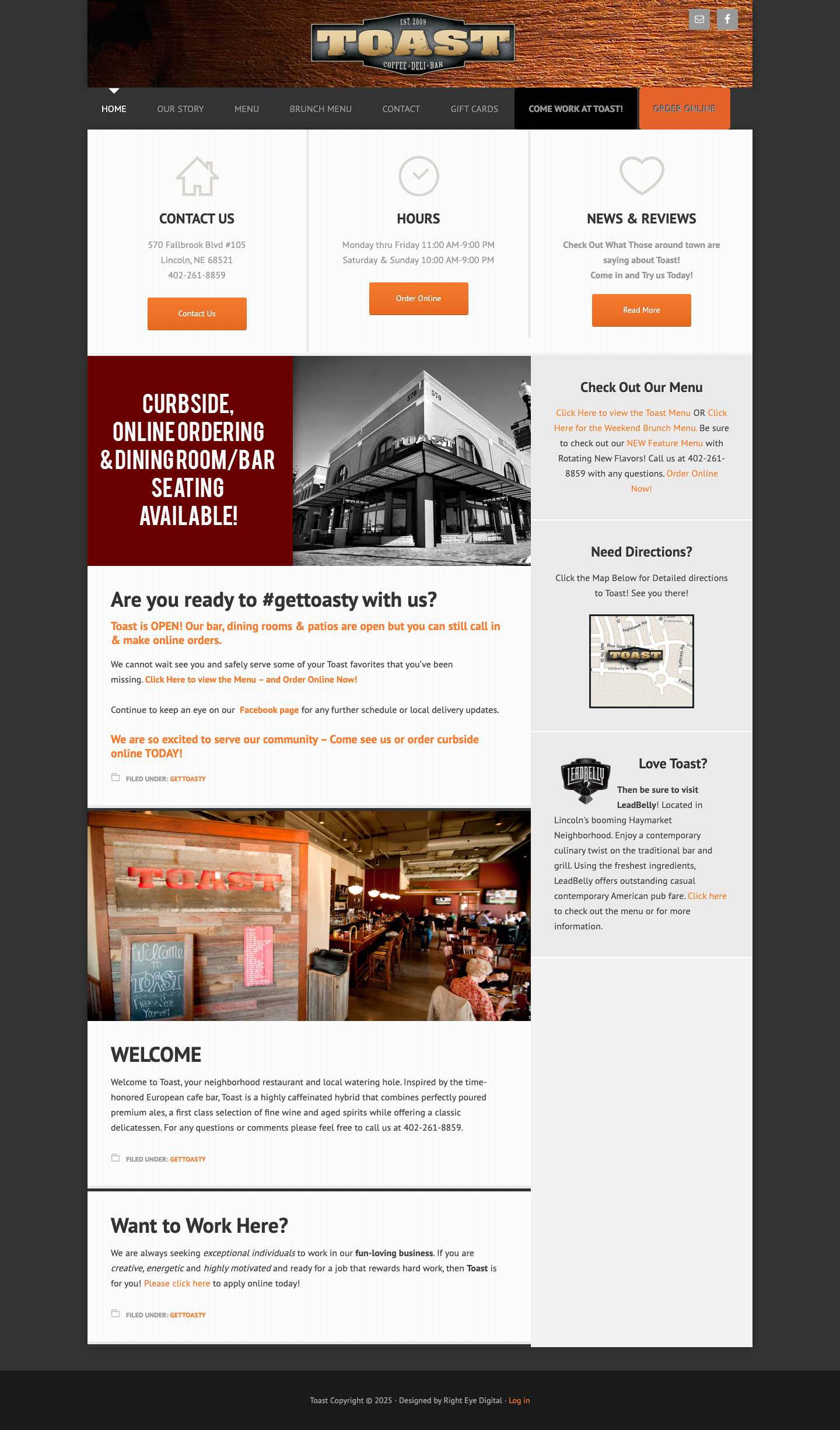 Restaurant & Local Watering Hole – Lincoln, Ne – Restaurant & Local Watering Hole – Lincoln, NeEmailFacebook - Full Screenshot