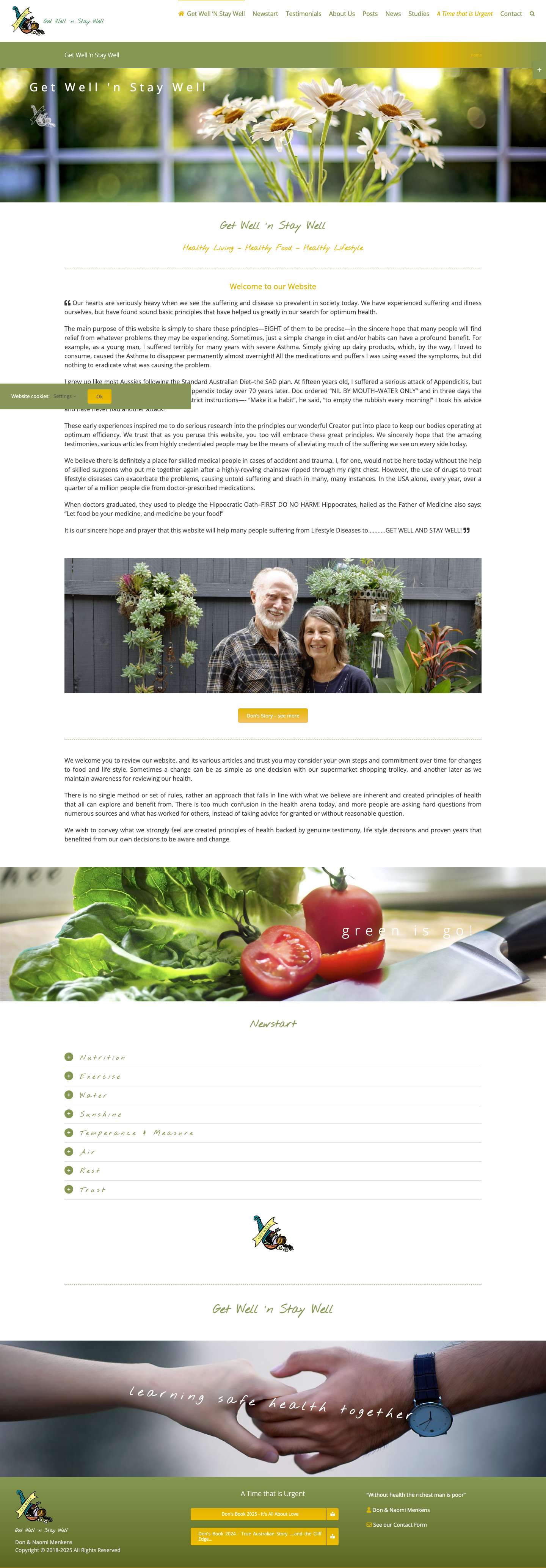 Get Well 'n Stay Well | Healthy Living - Healthy Food - Healthy Lifestyle - Full Screenshot