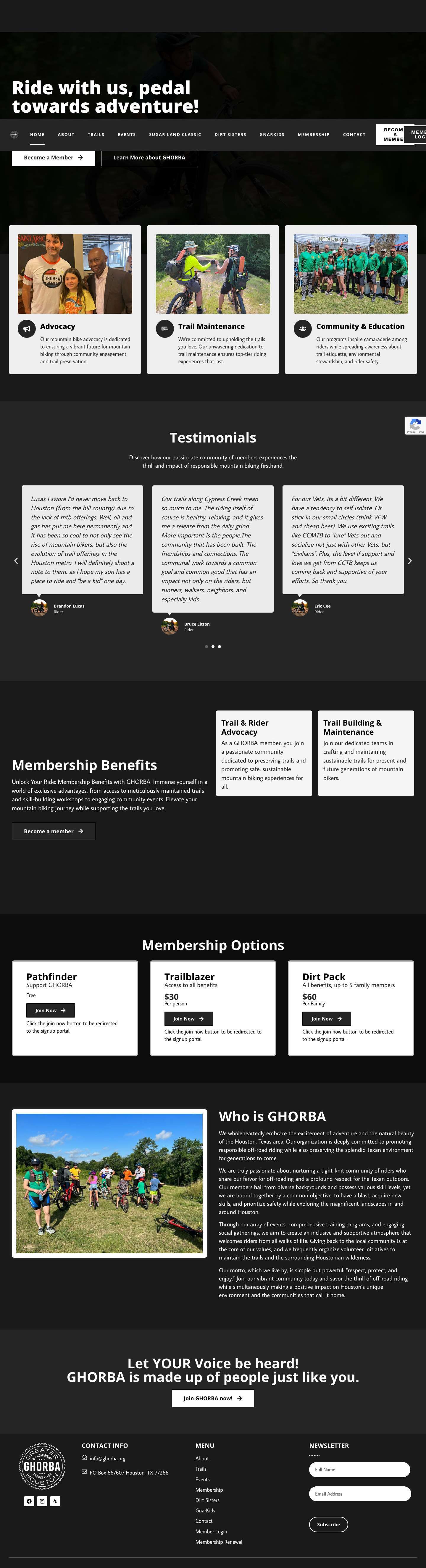Home - GHORBA - Full Screenshot