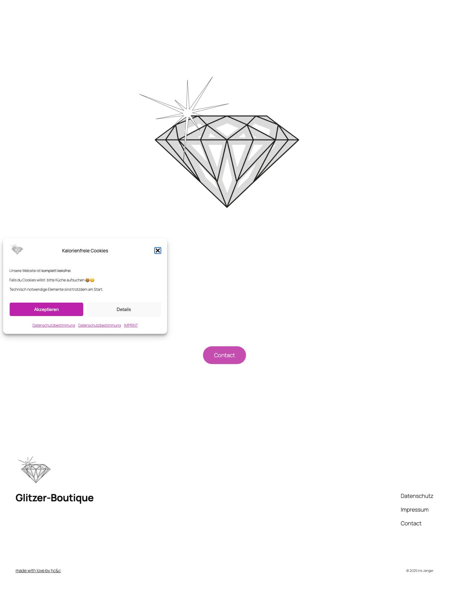 Glitzerboutique by Iris Janger - Glitzer-Boutique - Full Screenshot