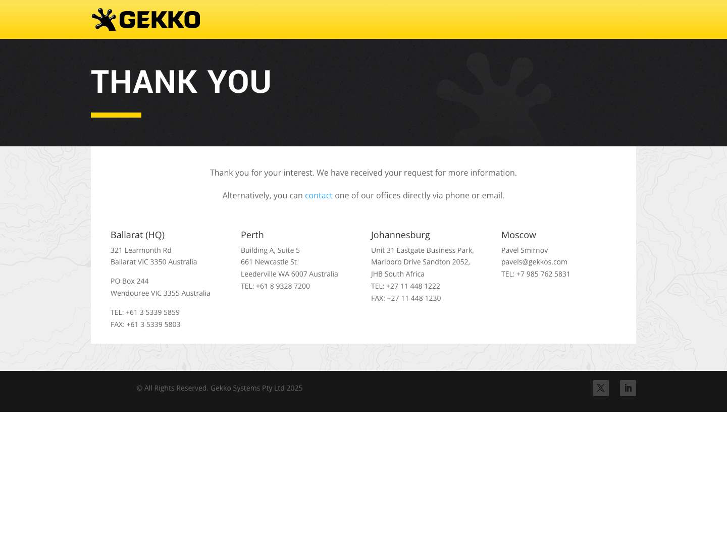 Gekko Systems | Mineral Processing Solutions - Full Screenshot