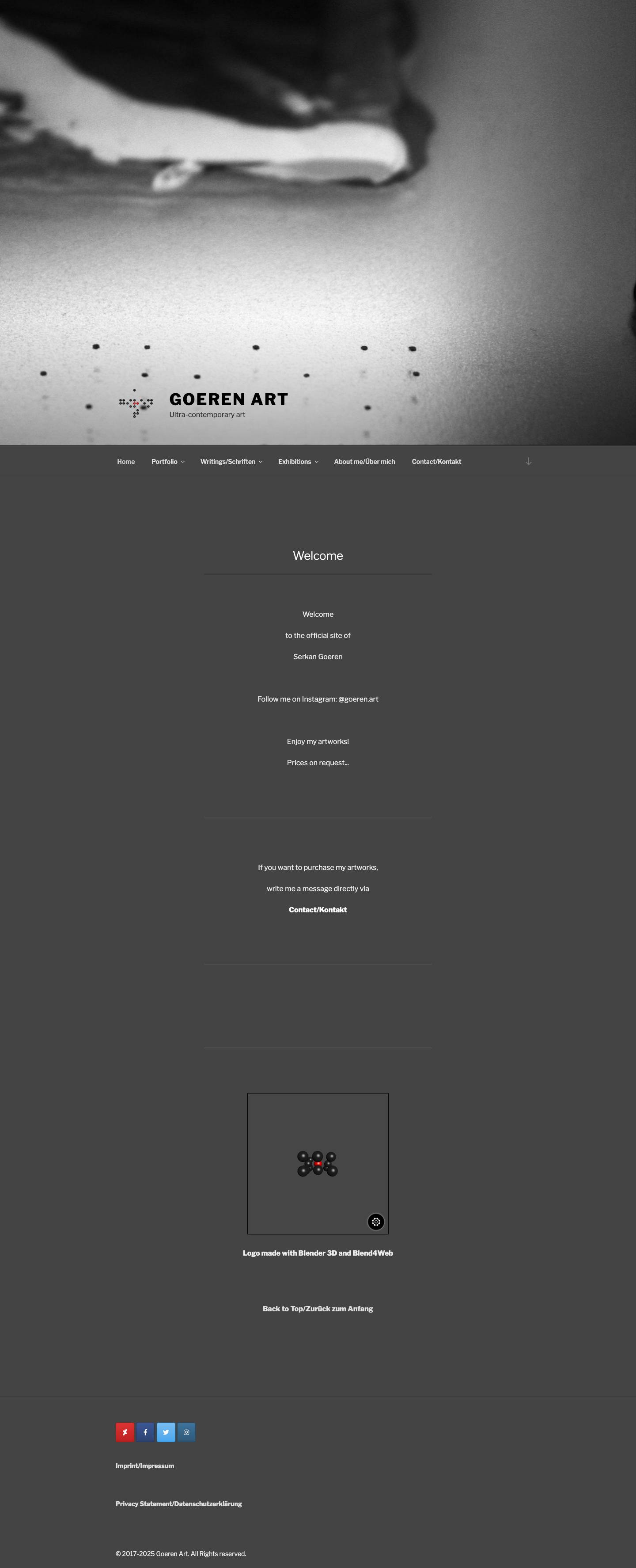 Goeren Art – Ultra-contemporary art - Full Screenshot