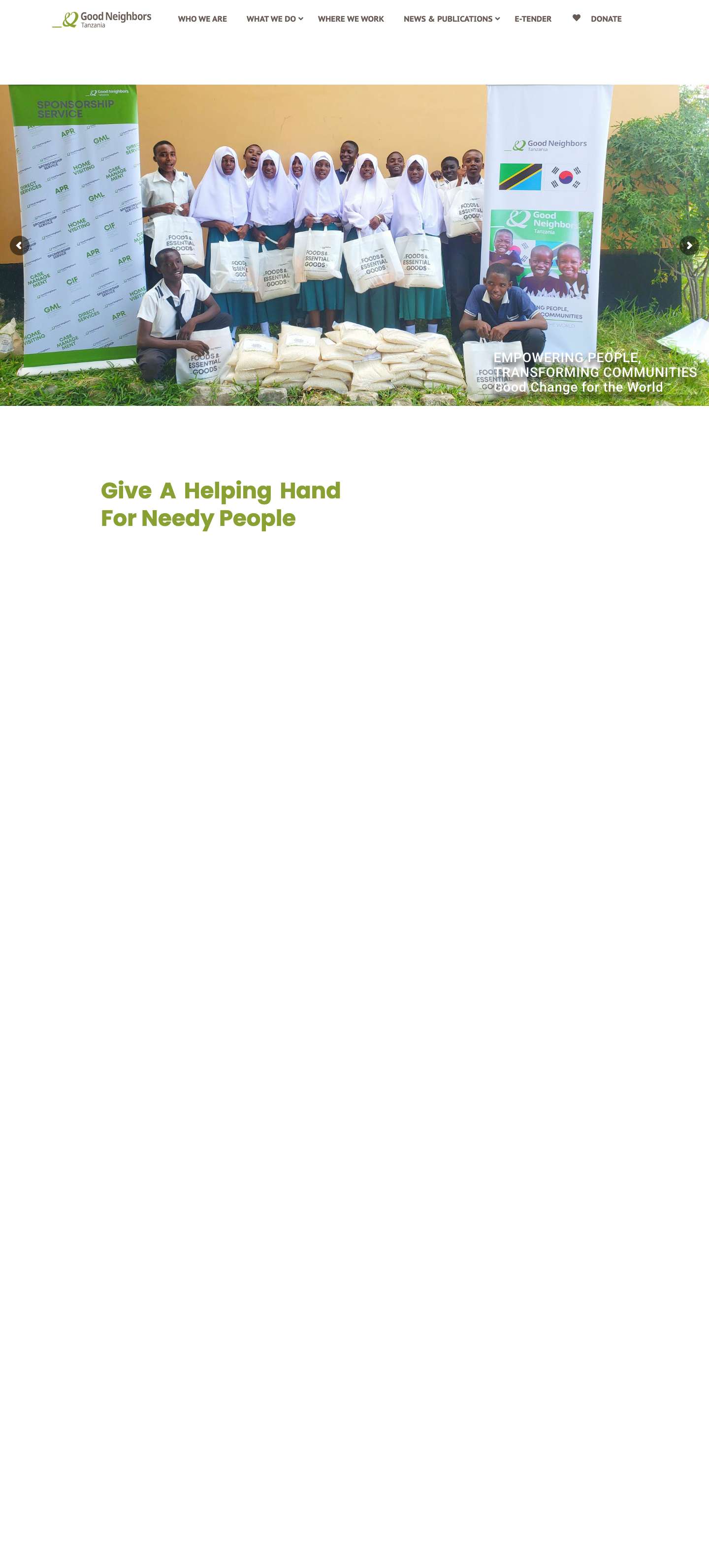 Home - Good Neighbors - Full Screenshot