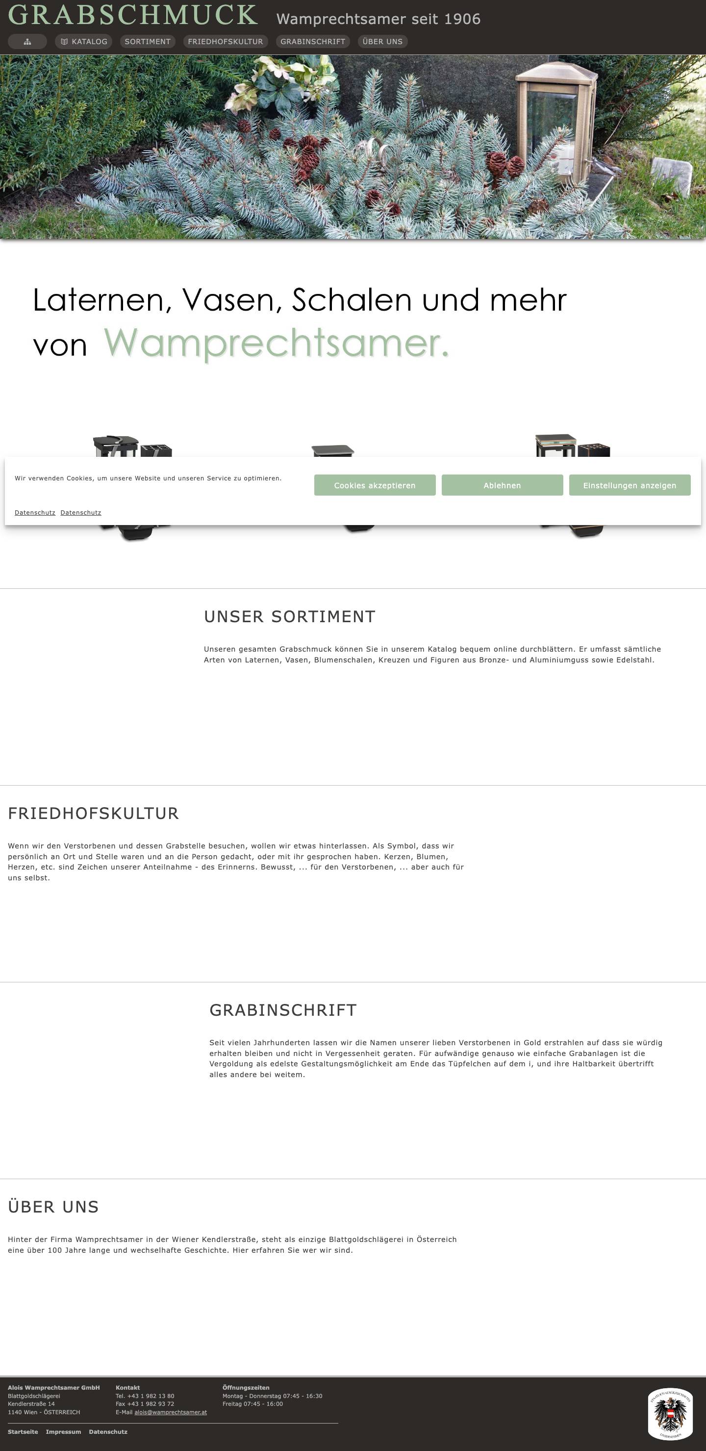 Grabschmuck - Wamprechtsamer - Full Screenshot