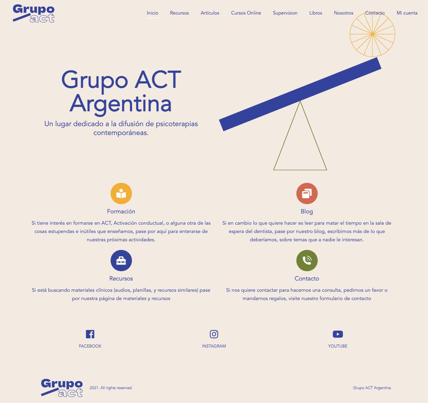 Inicio - Grupo ACT Argentina - Full Screenshot