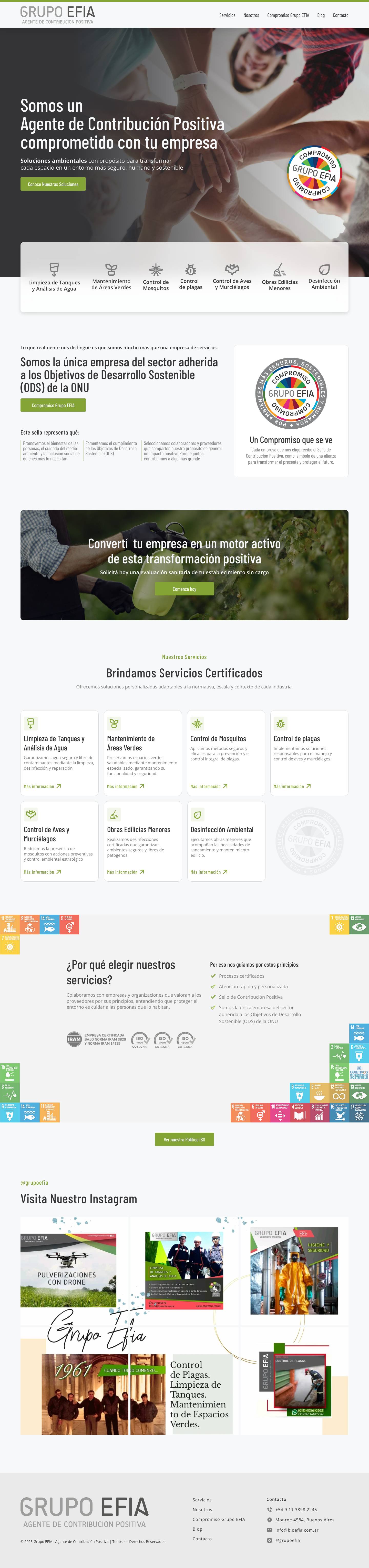 Grupo EFIA – Agente de contribucion positiva - Full Screenshot